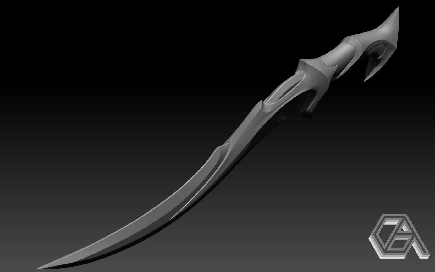 Valorant Forsaken Ritual Blade 3D print model_4