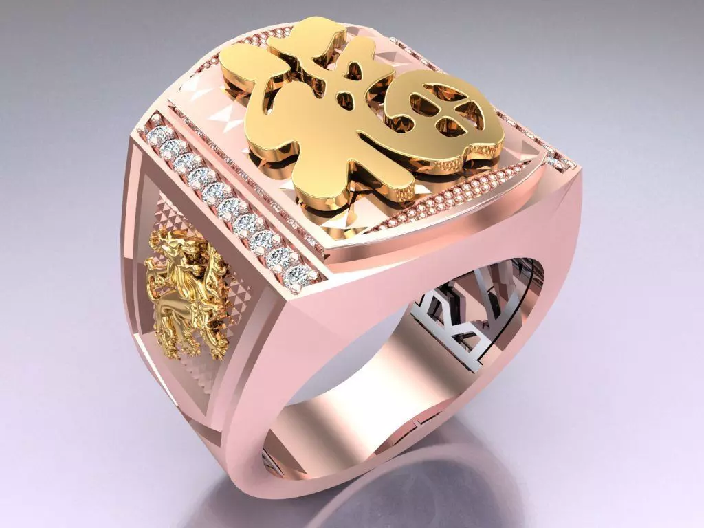 Lion Ring - Blessing Rings - N2204 3D print model