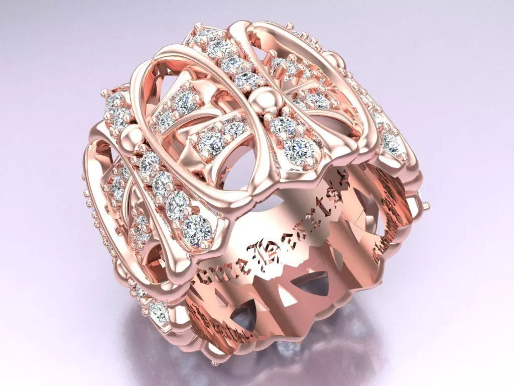 Pattern Rings - N1041 3D print model_0