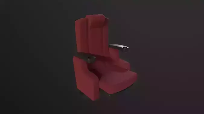 Cinema Chairs 3D Model