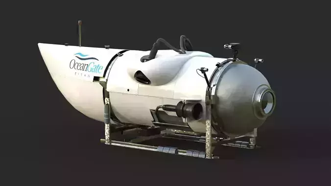 OceanGate Titan submarine 3D model