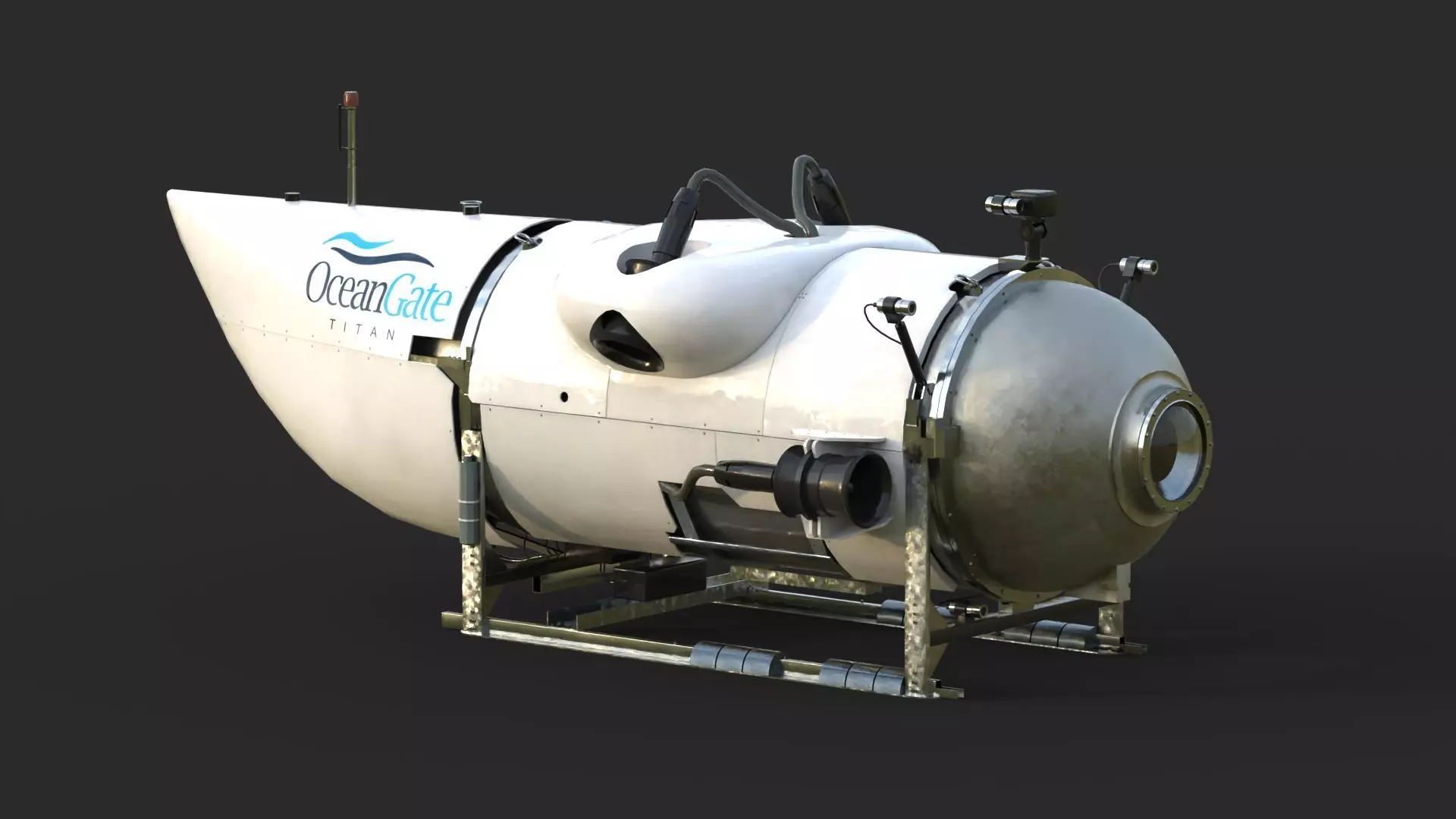 OceanGate Titan submarine 3D model_0