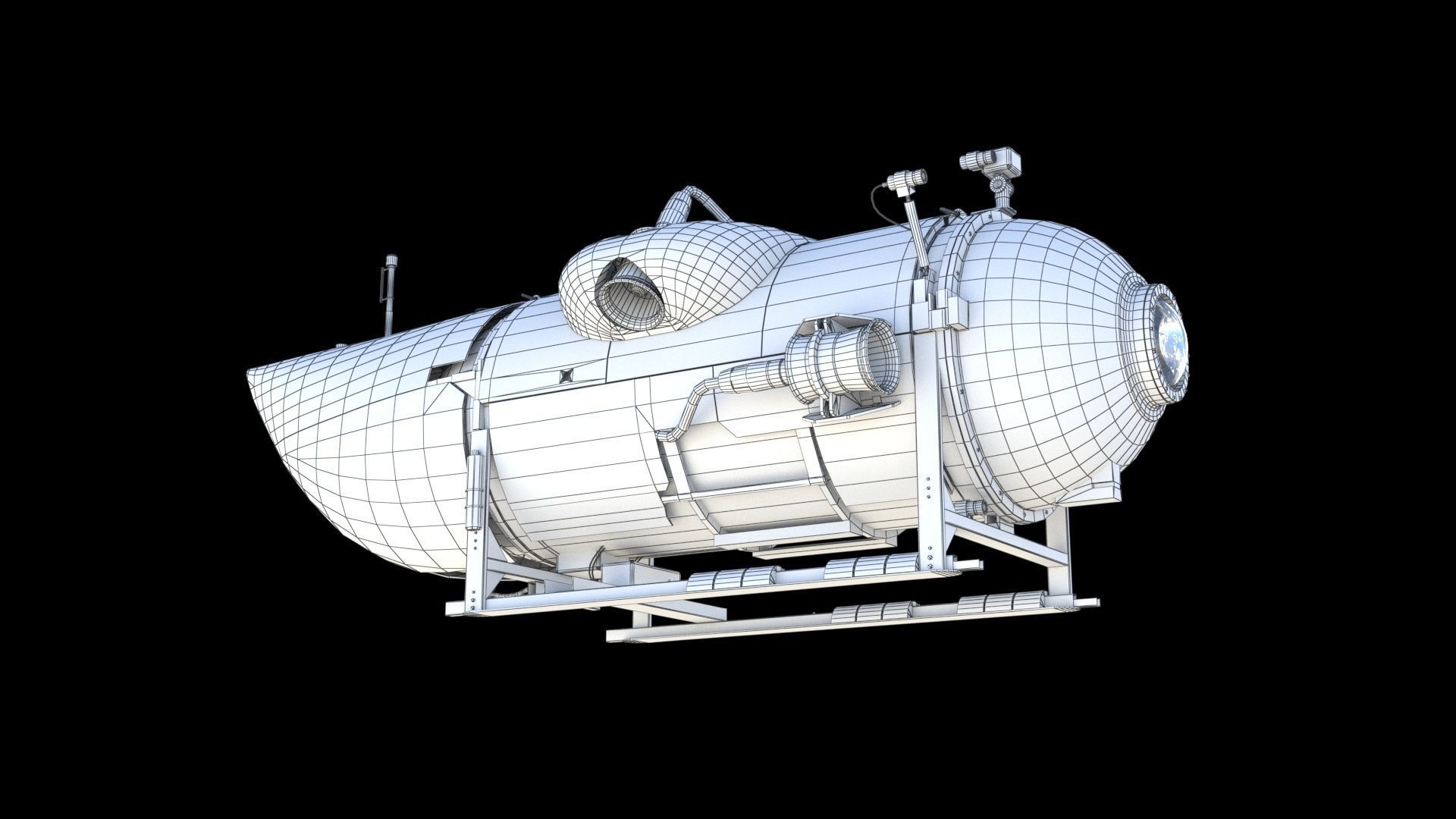 OceanGate Titan submarine 3D model_20
