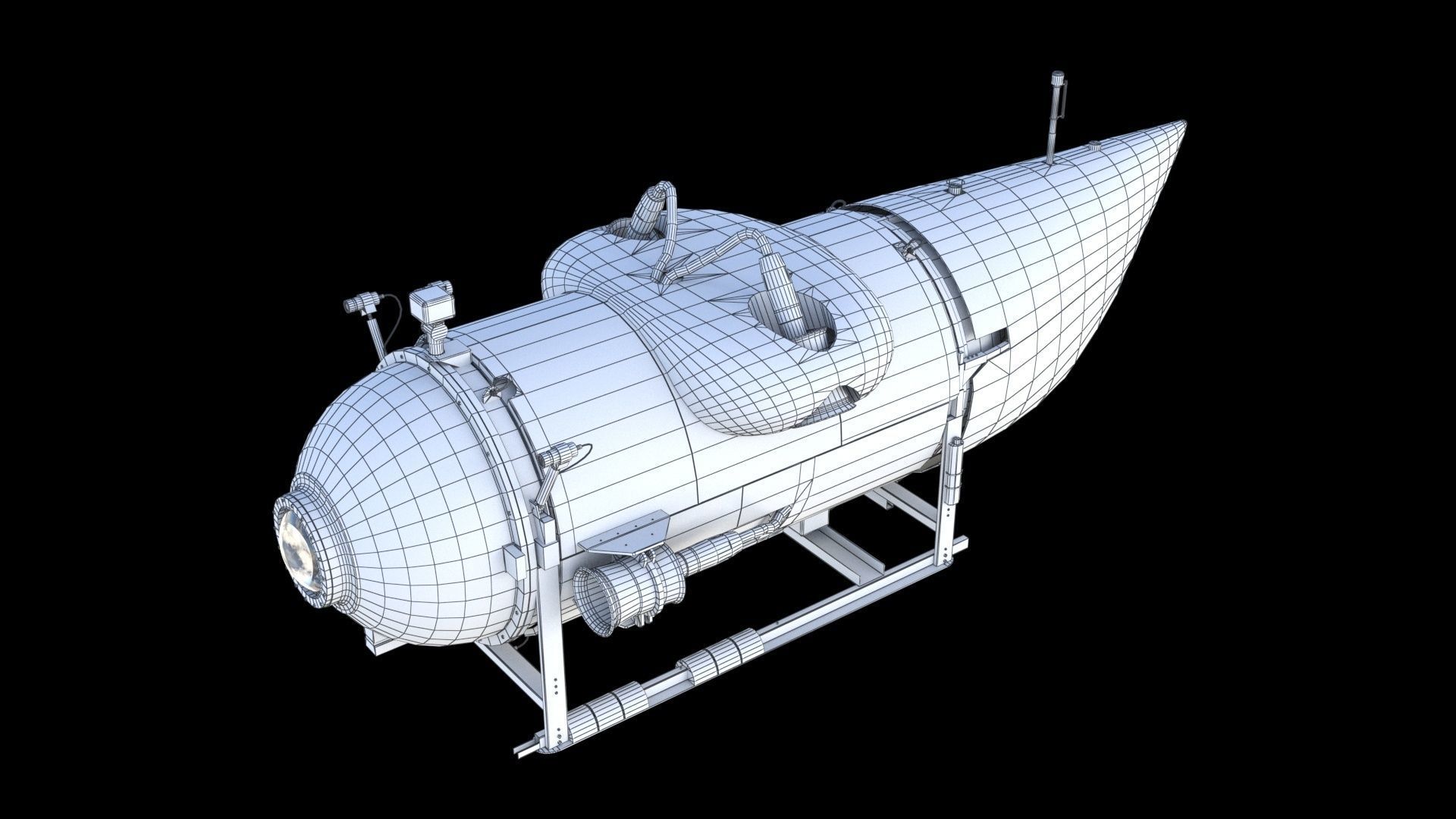 OceanGate Titan submarine 3D model_19
