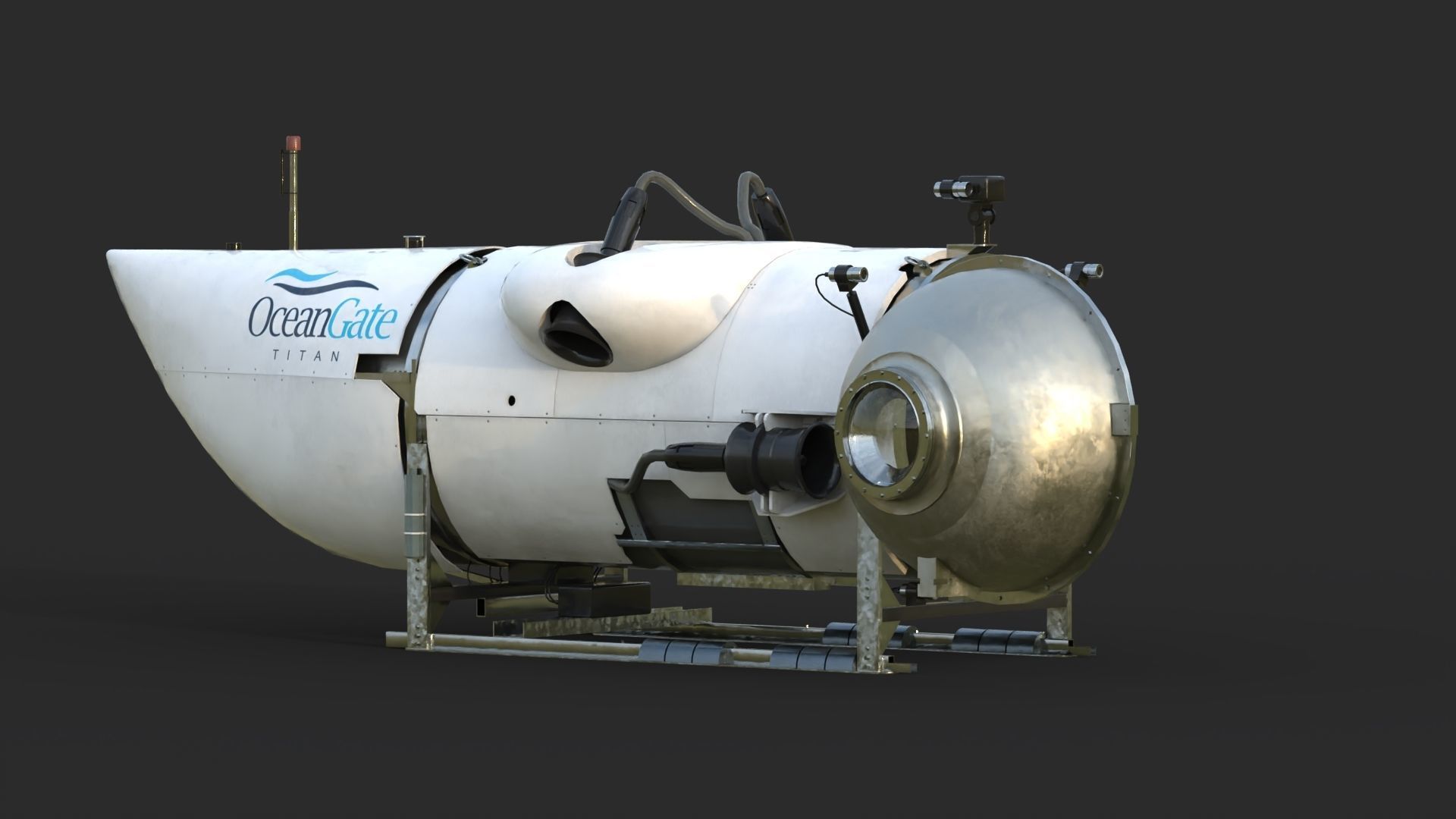 OceanGate Titan submarine 3D model_14