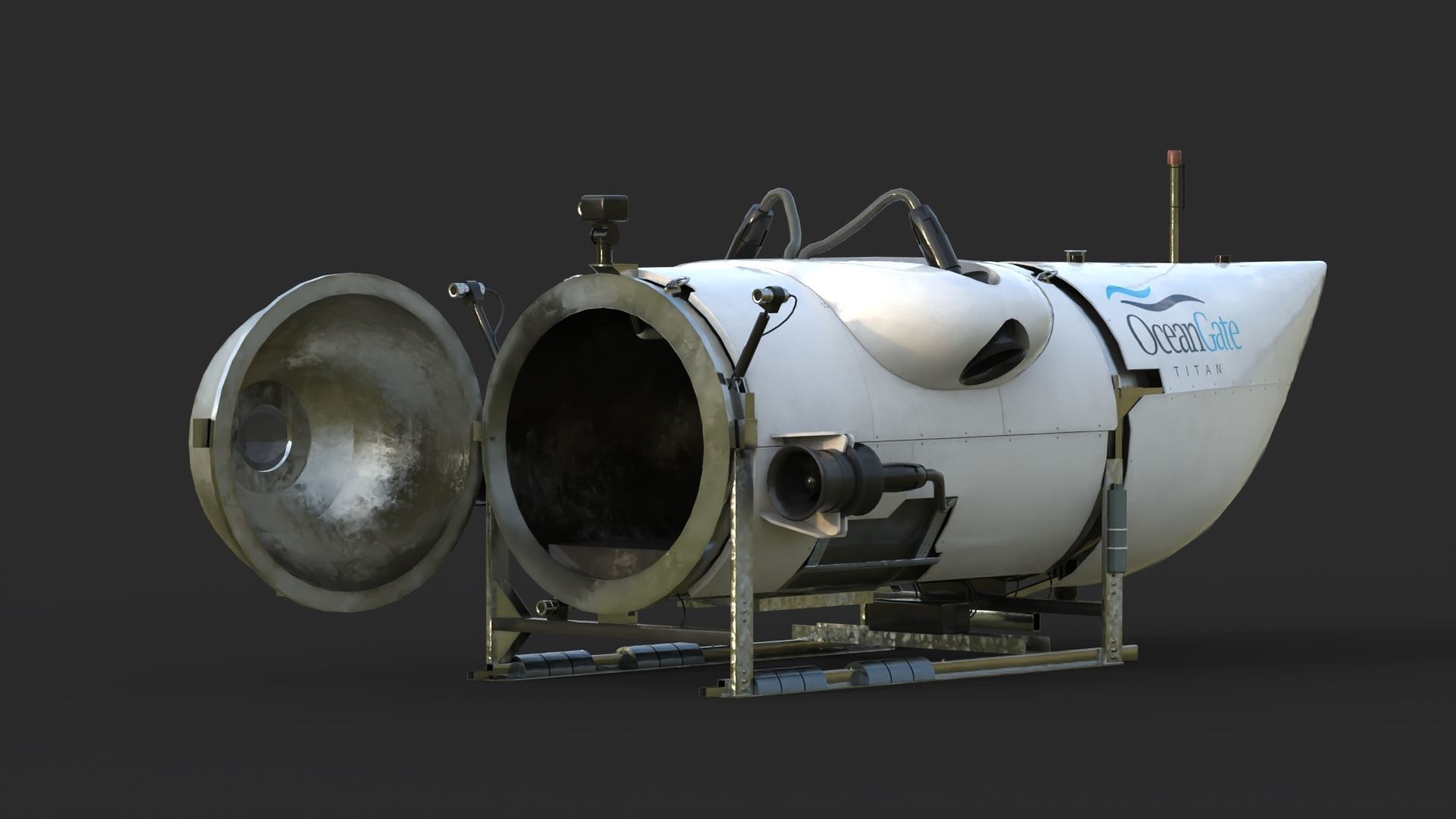 OceanGate Titan submarine 3D model_13