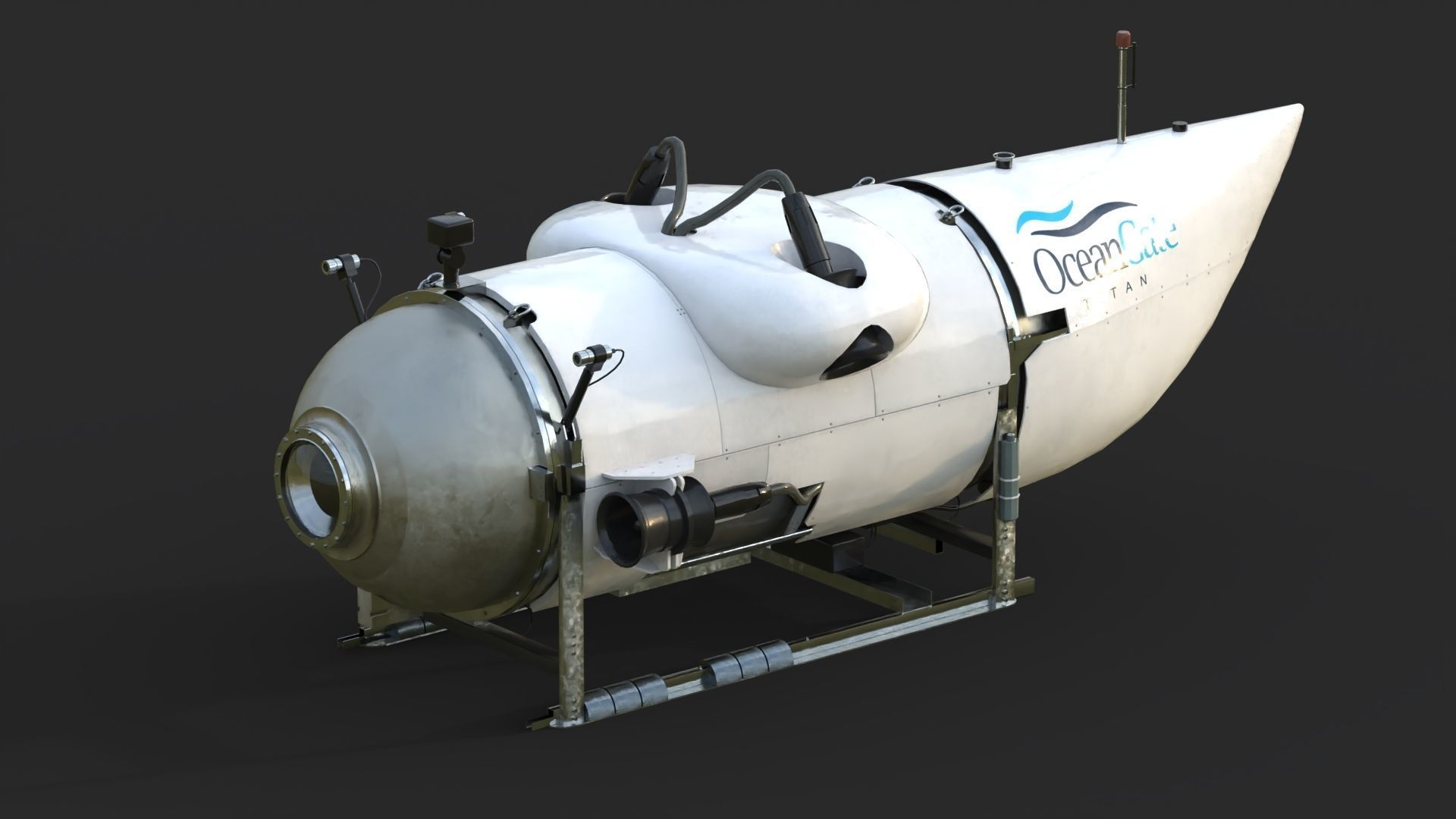 OceanGate Titan submarine 3D model_7