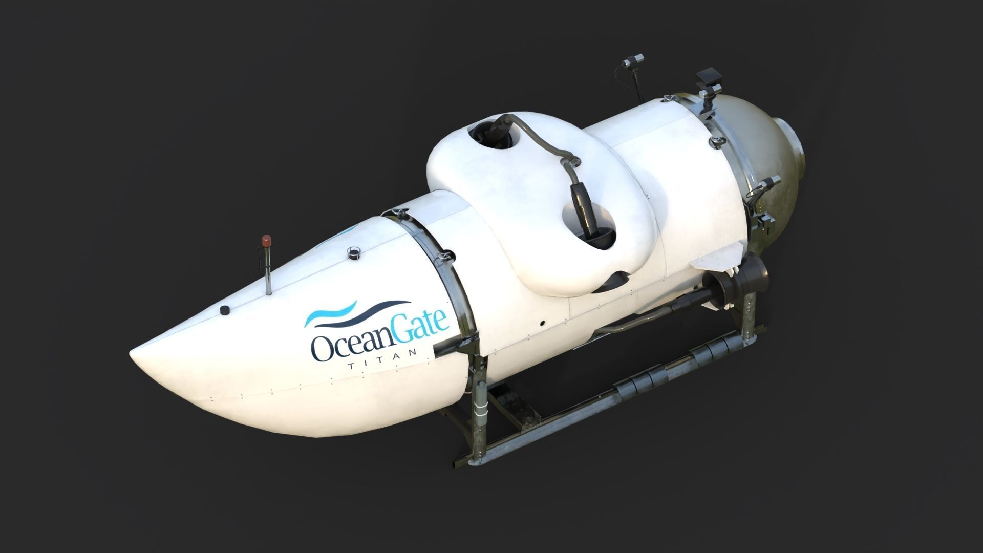 OceanGate Titan submarine 3D model_2