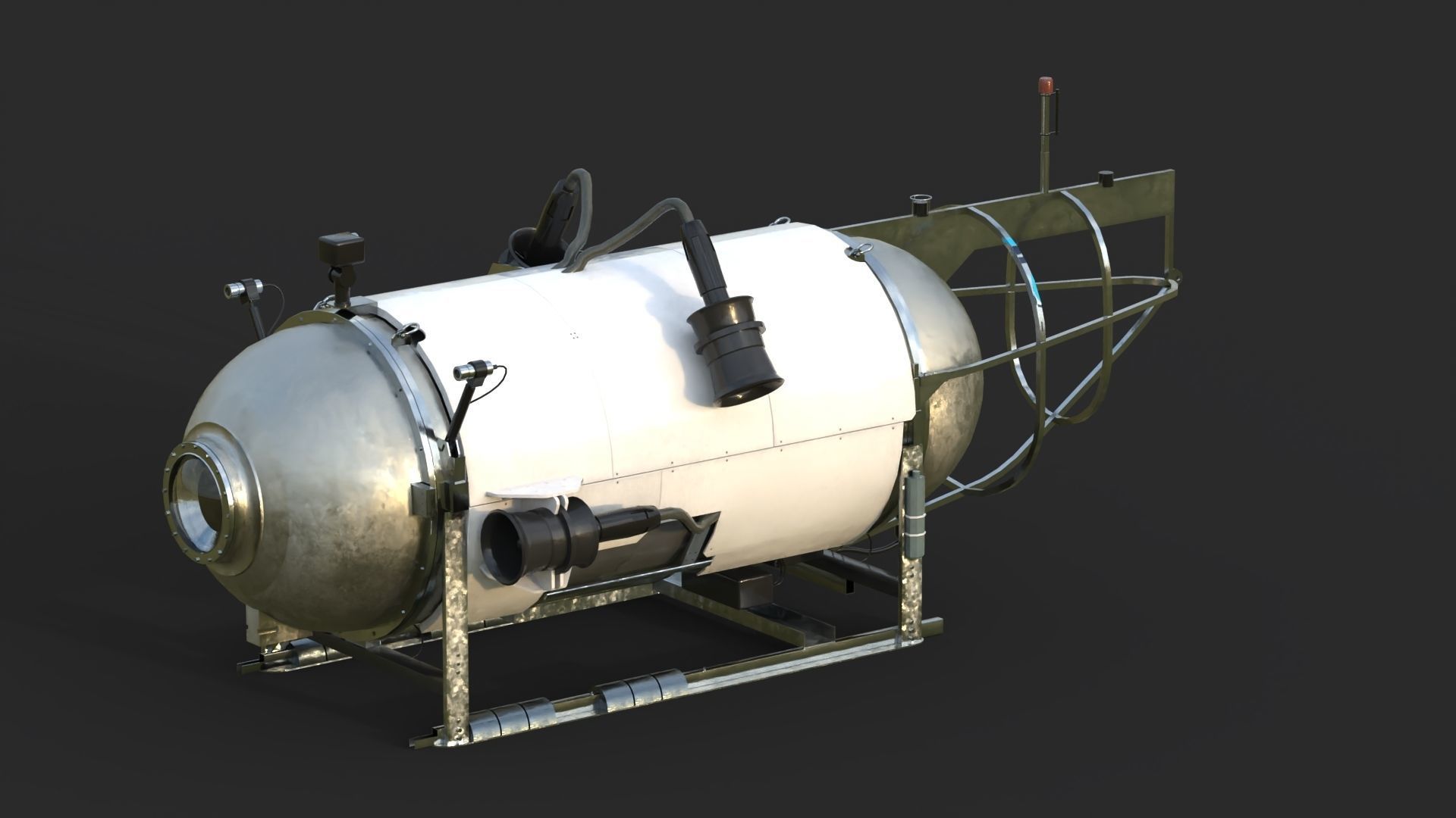 OceanGate Titan submarine 3D model_12