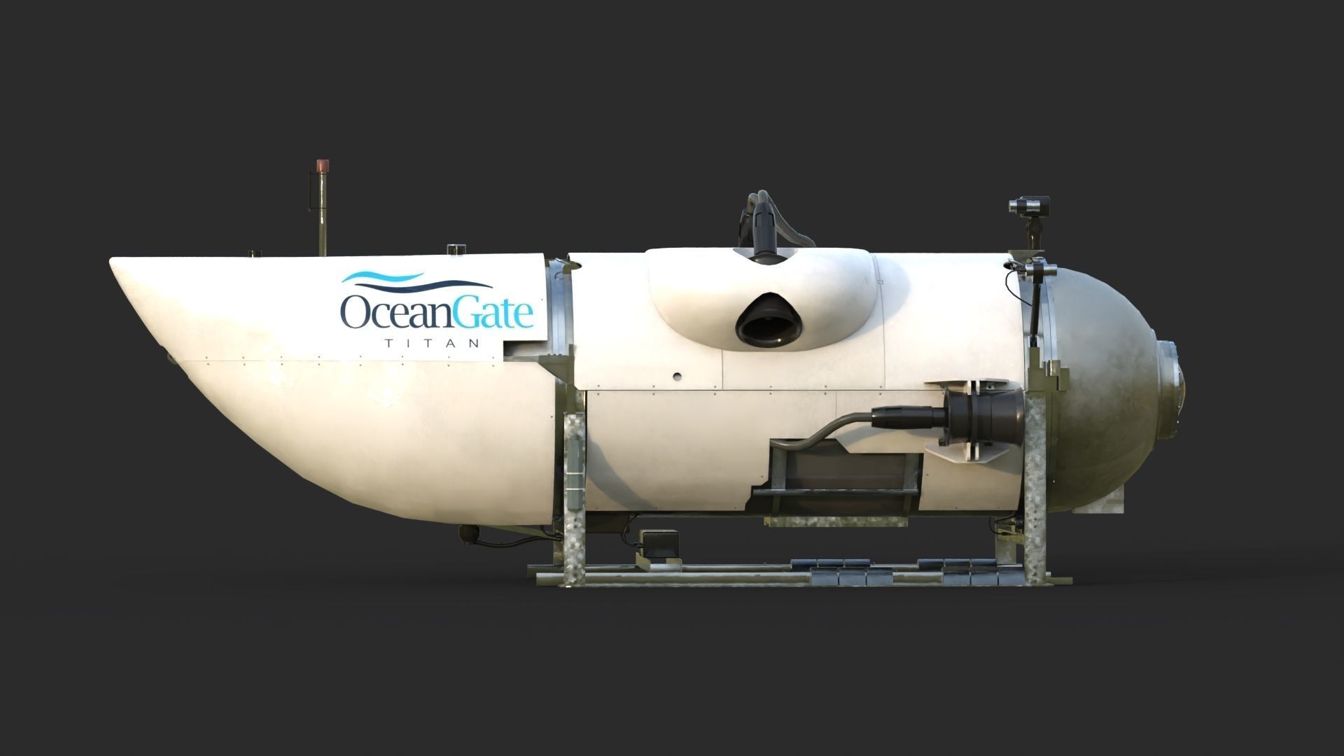OceanGate Titan submarine 3D model_1