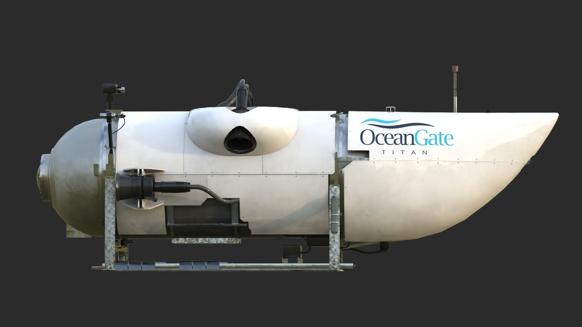 OceanGate Titan submarine 3D model_6