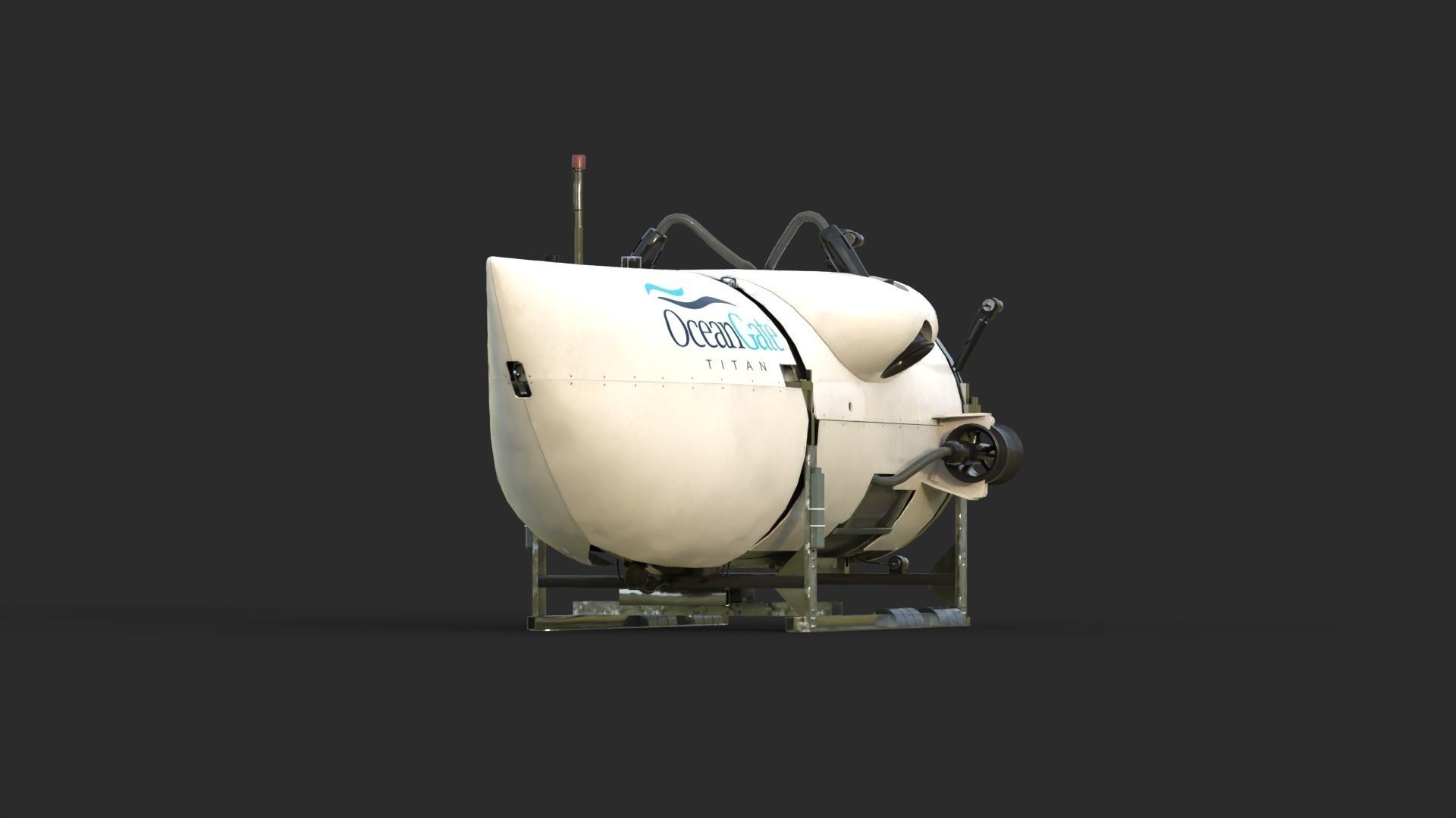 OceanGate Titan submarine 3D model_3