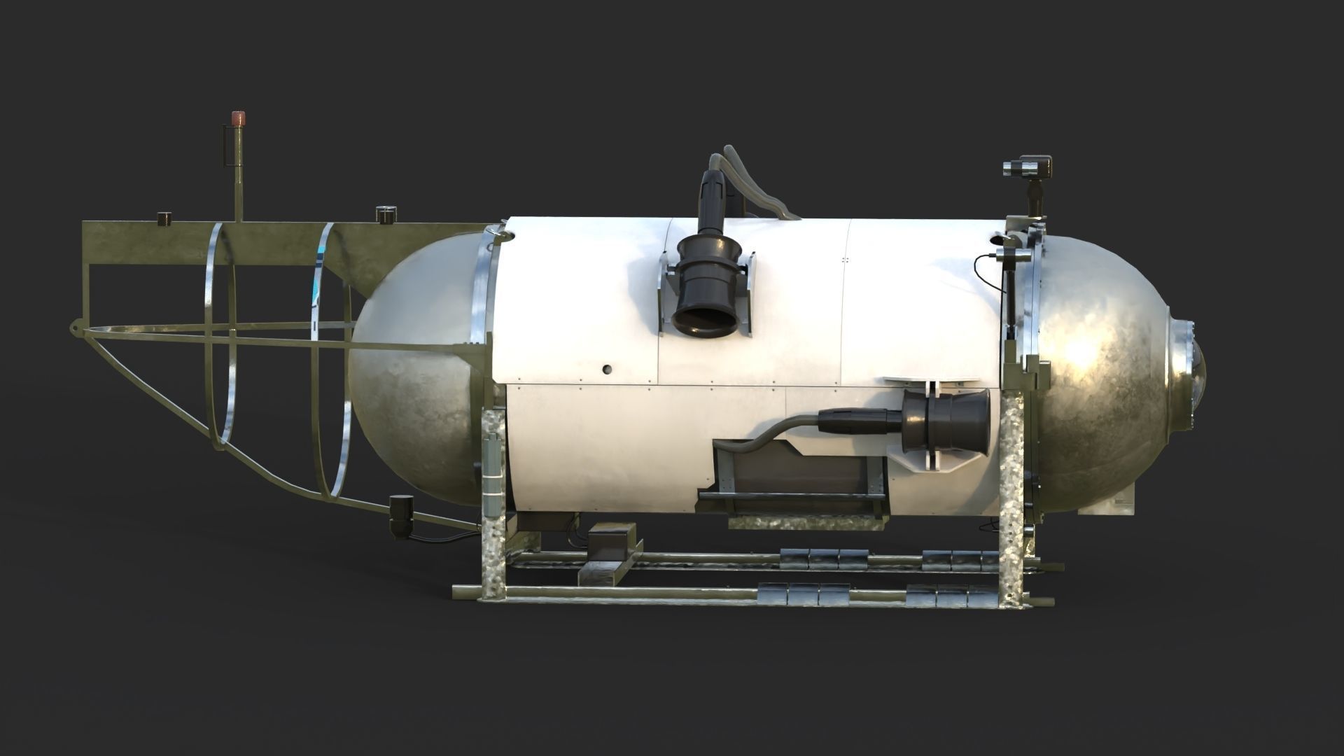 OceanGate Titan submarine 3D model_10