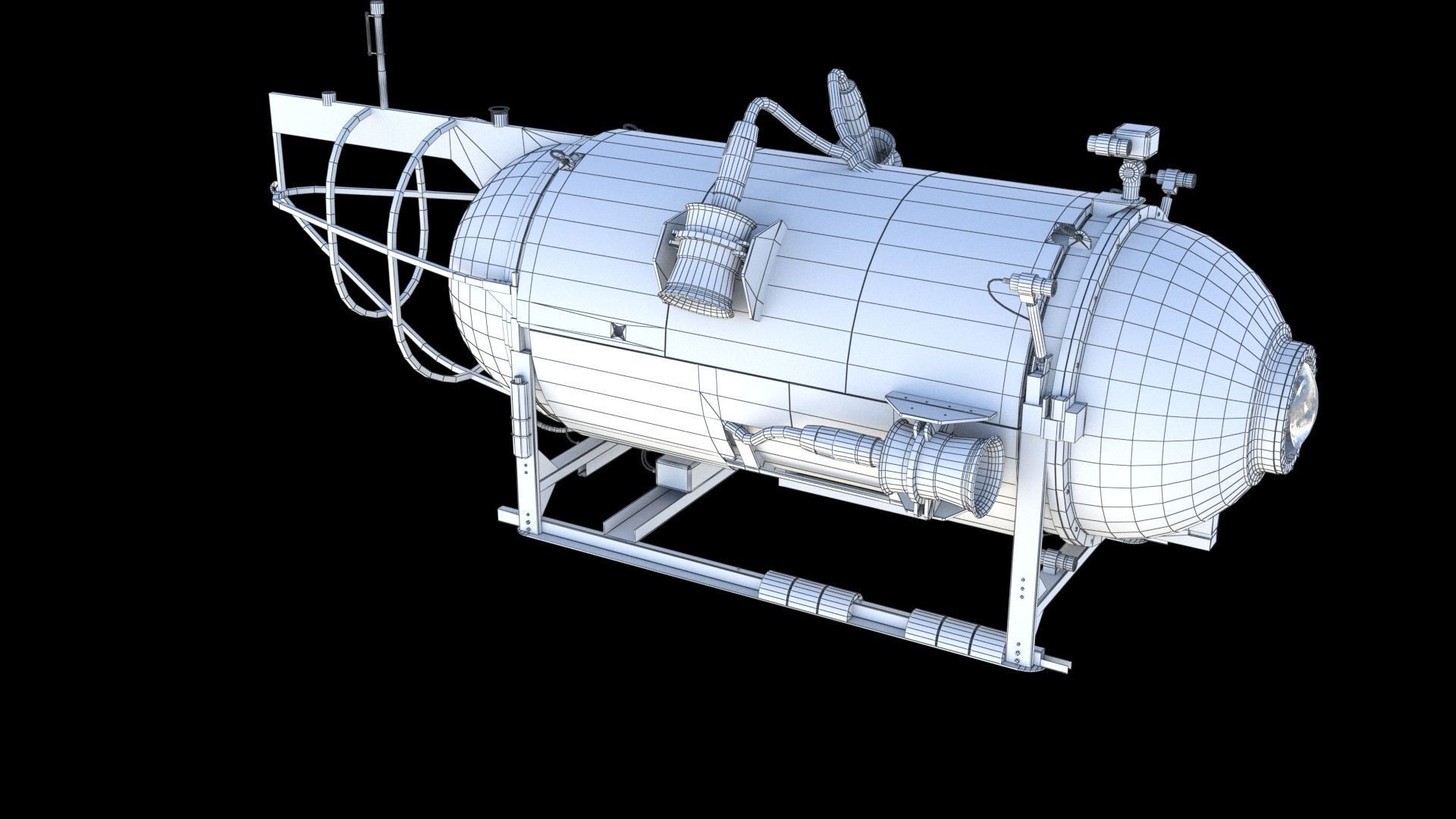 OceanGate Titan submarine 3D model_23
