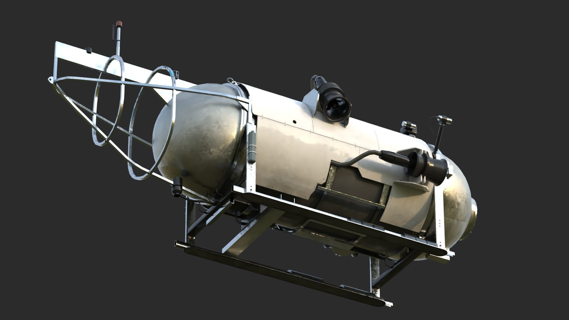 OceanGate Titan submarine 3D model_11