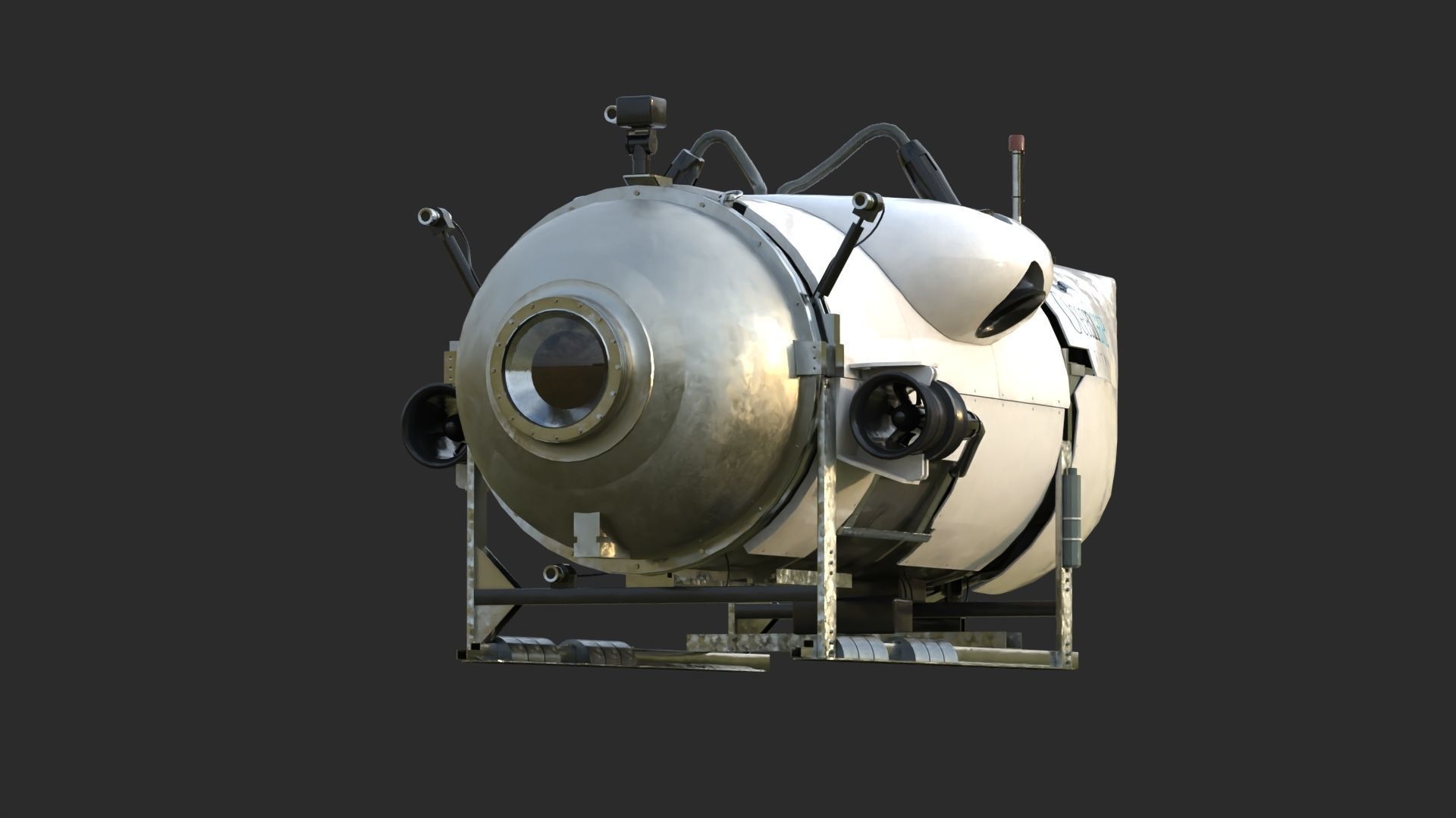 OceanGate Titan submarine 3D model_8