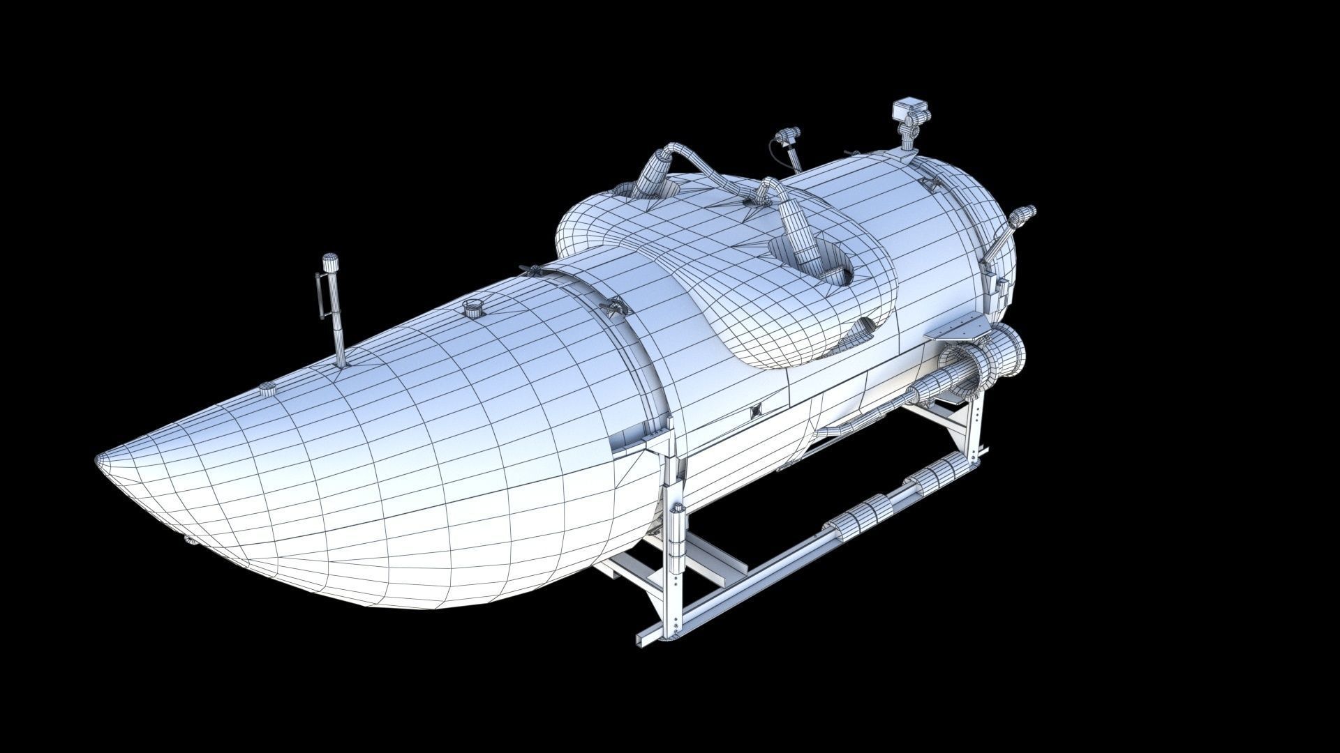 OceanGate Titan submarine 3D model_21