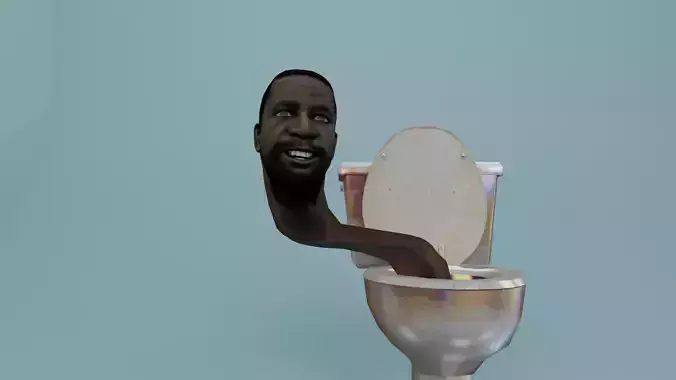 skibidi toilet Toilet Man 3D model