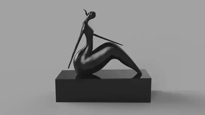 black beauty showpiece 3D print model