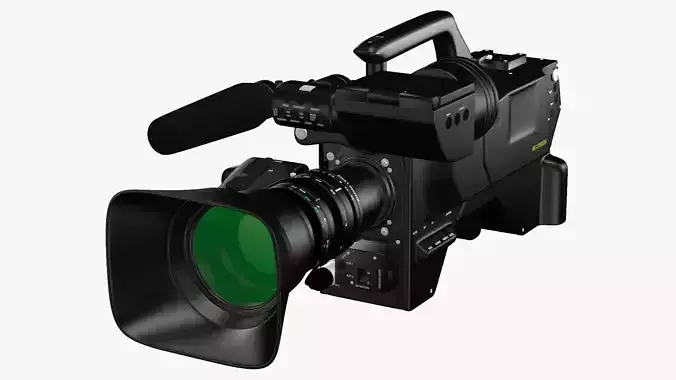 Professional Video Camera 3D model