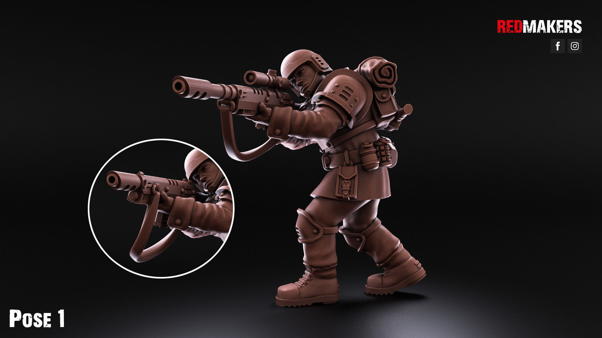 Shock Troops - Squad of the Imperial Force 3D print model_7