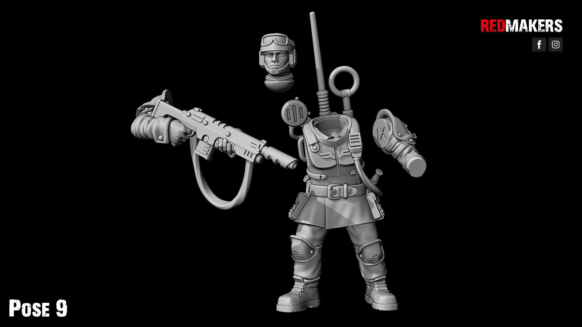 Shock Troops - Squad of the Imperial Force 3D print model_59