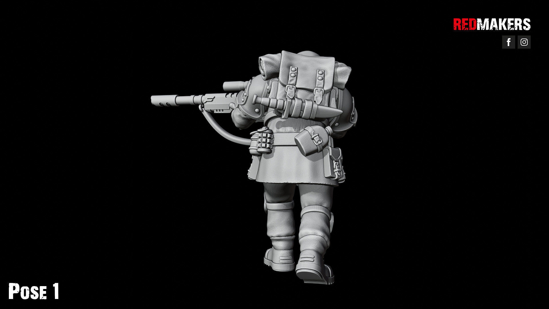 Shock Troops - Squad of the Imperial Force 3D print model_34