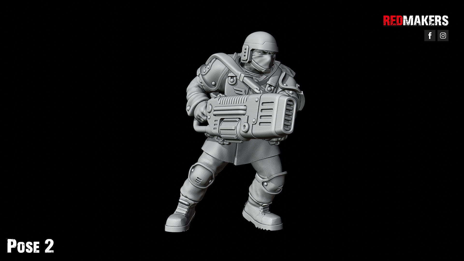Shock Troops - Squad of the Imperial Force 3D print model_36