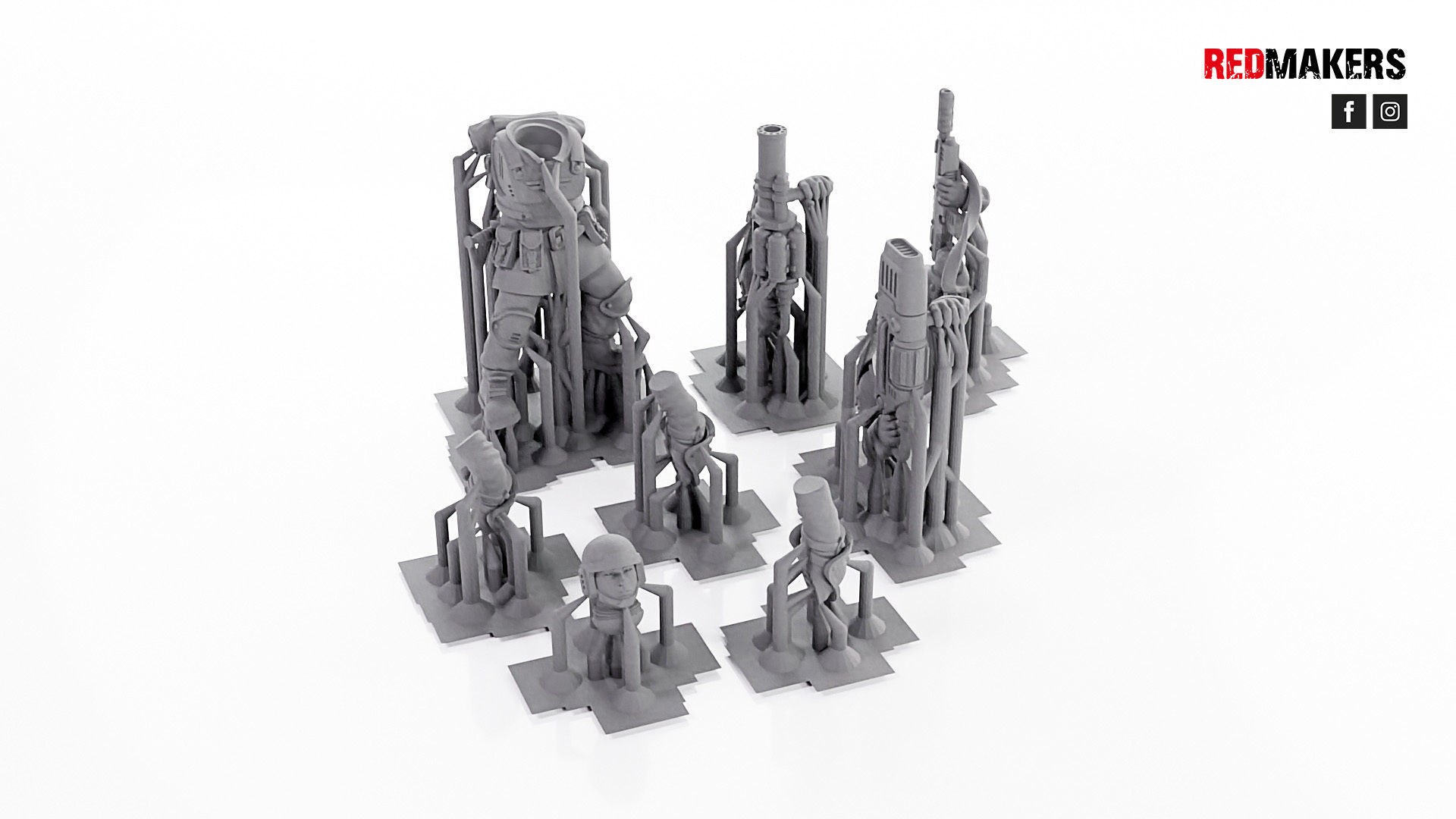 Shock Troops - Squad of the Imperial Force 3D print model_32