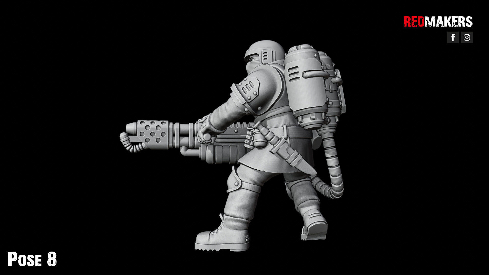 Shock Troops - Squad of the Imperial Force 3D print model_55