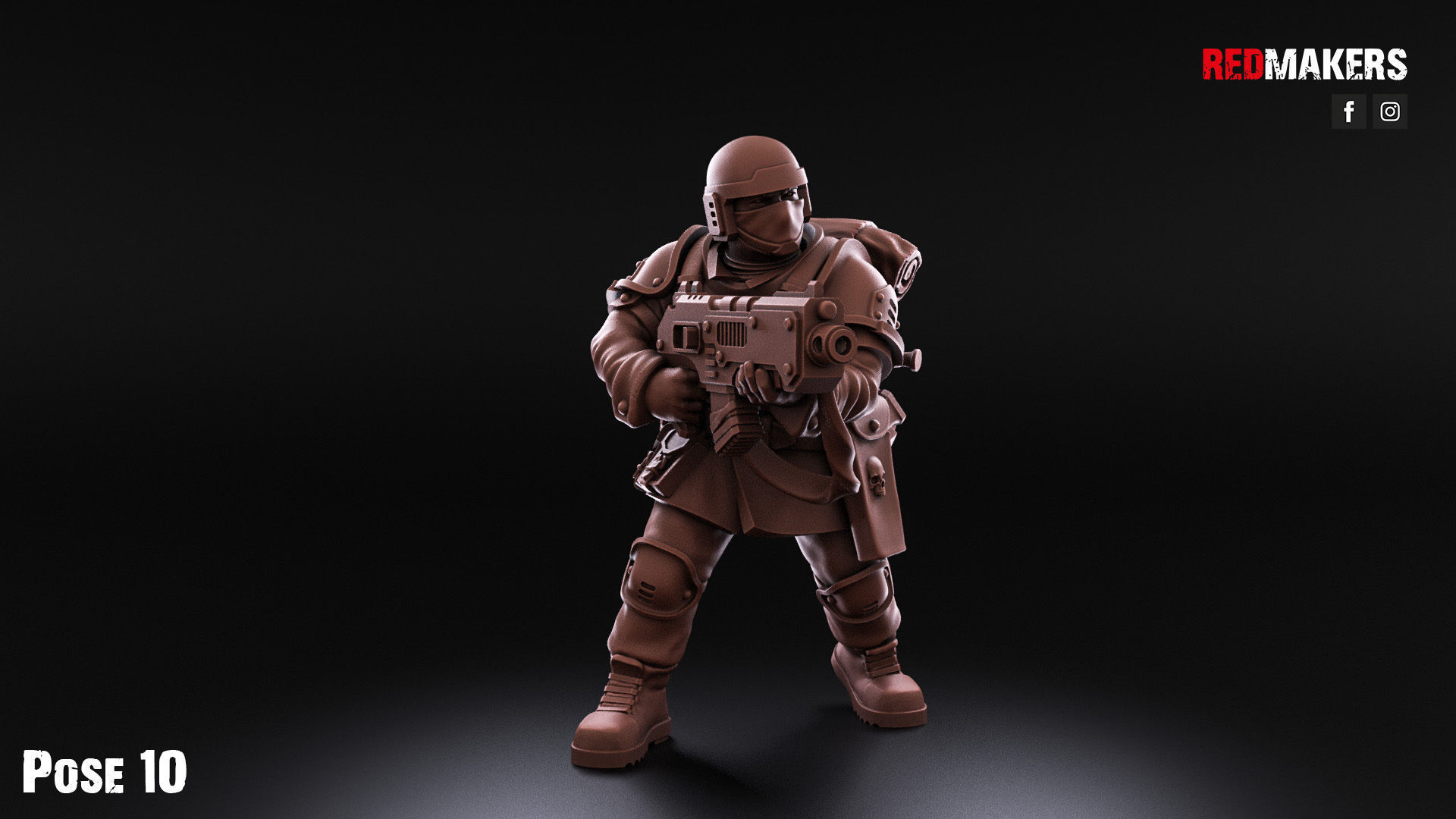 Shock Troops - Squad of the Imperial Force 3D print model_31