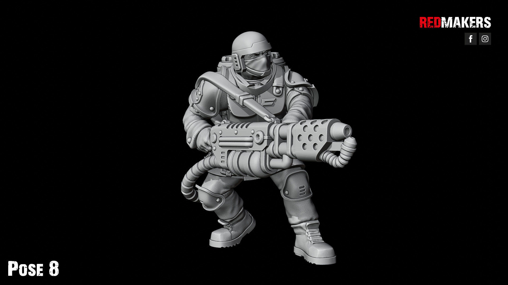 Shock Troops - Squad of the Imperial Force 3D print model_54