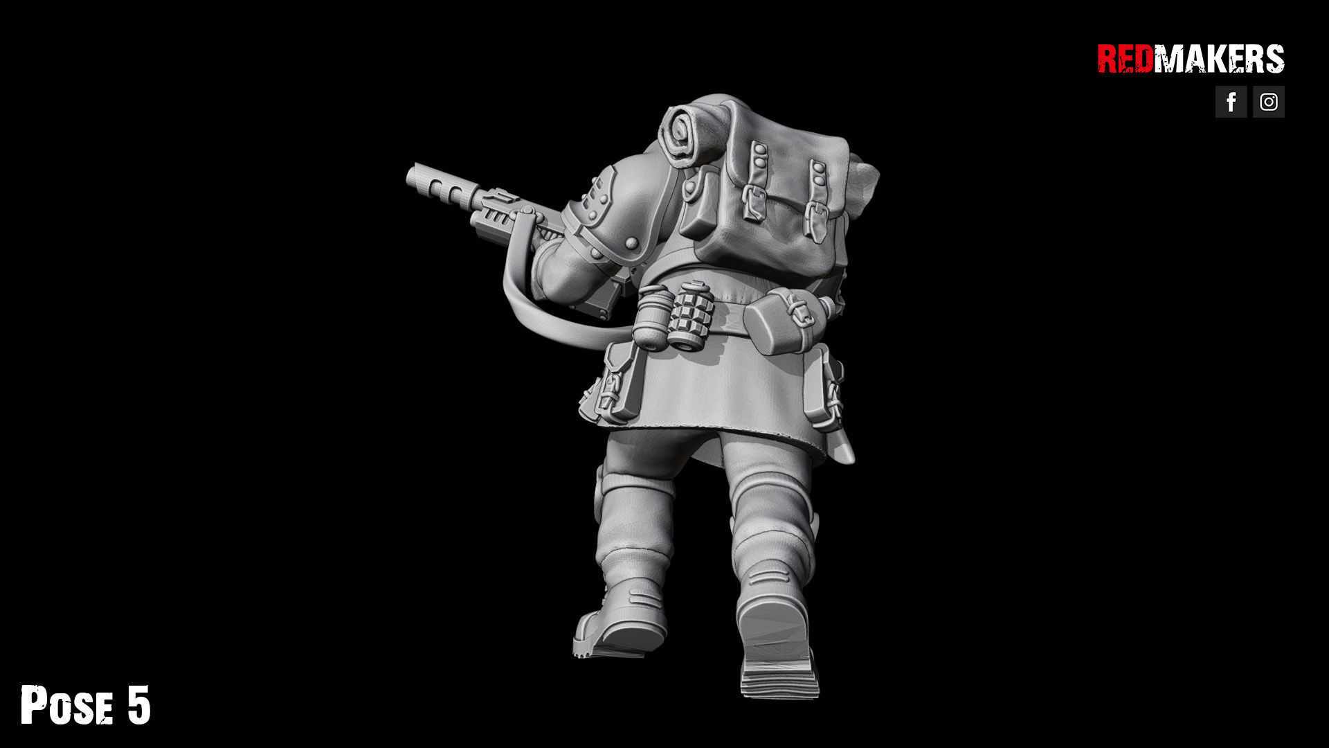 Shock Troops - Squad of the Imperial Force 3D print model_46