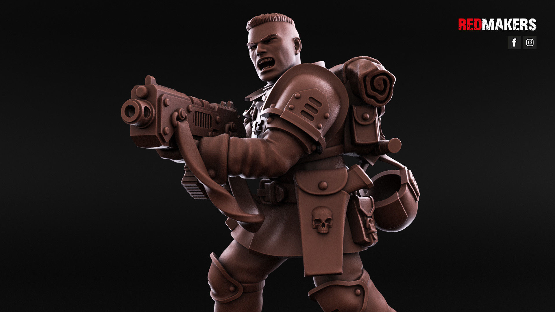 Shock Troops - Squad of the Imperial Force 3D print model_6
