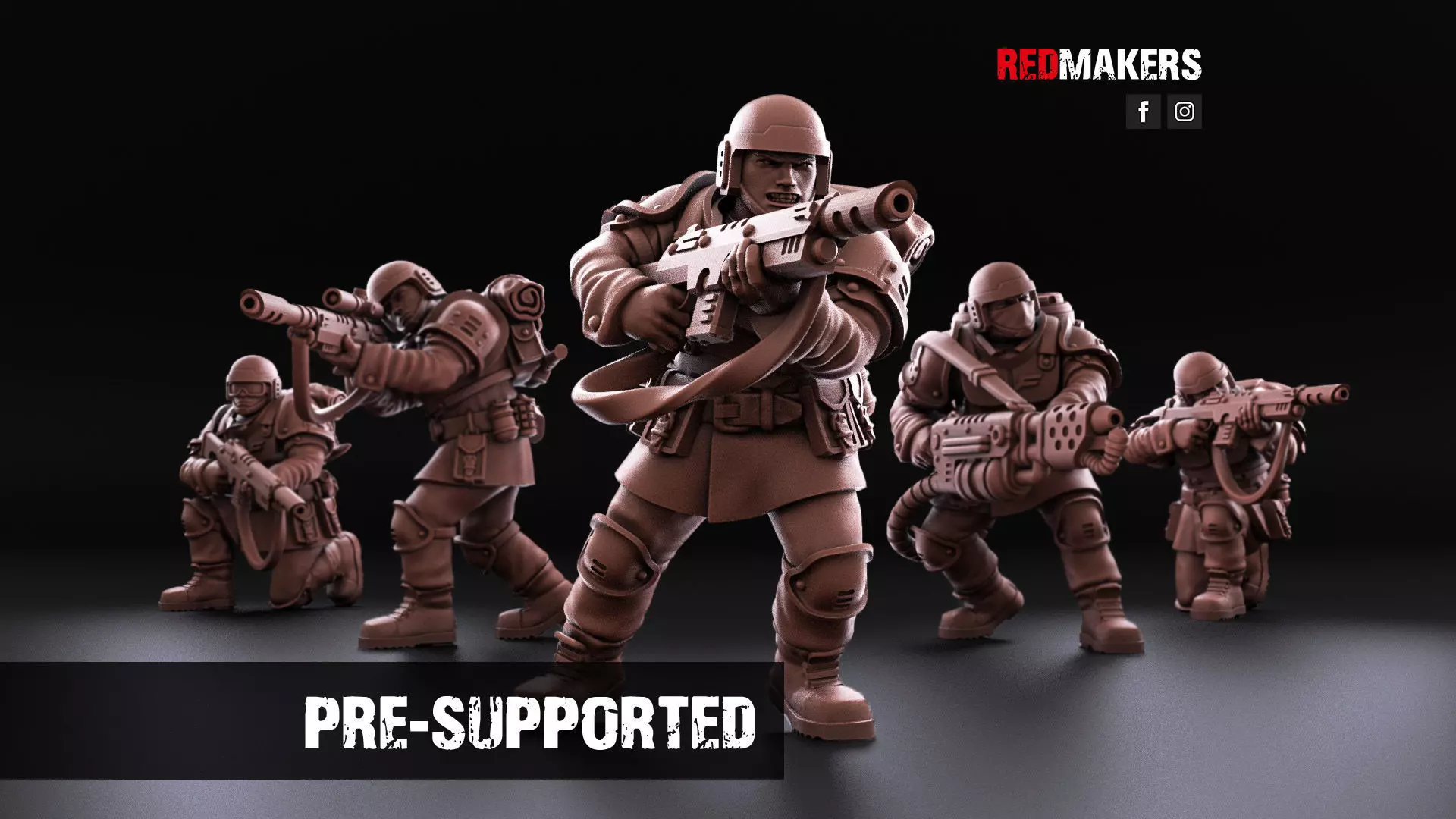 Shock Troops - Squad of the Imperial Force 3D print model_0