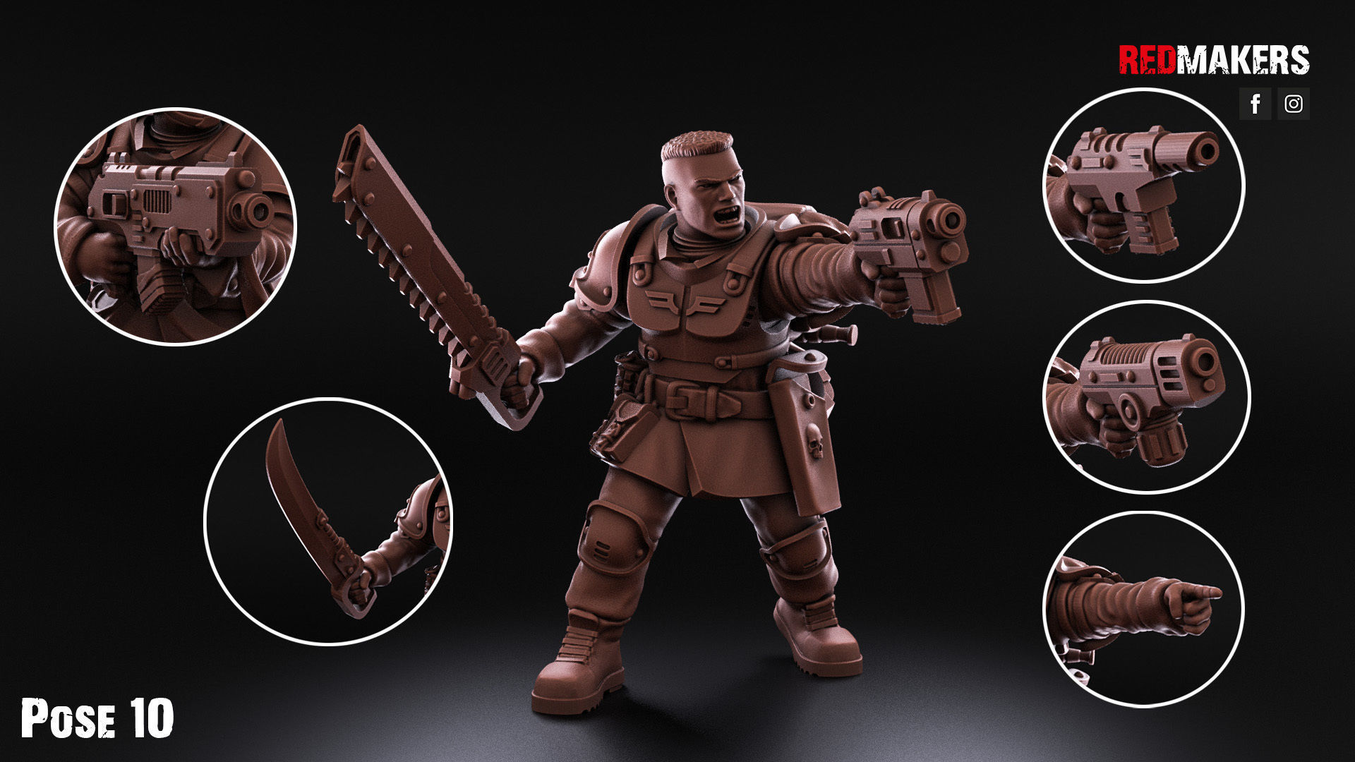 Shock Troops - Squad of the Imperial Force 3D print model_29