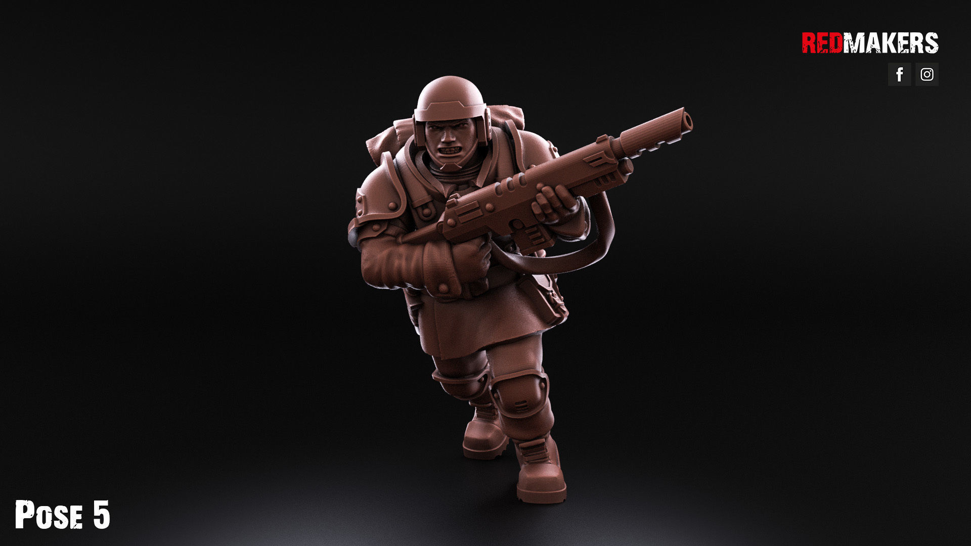 Shock Troops - Squad of the Imperial Force 3D print model_18