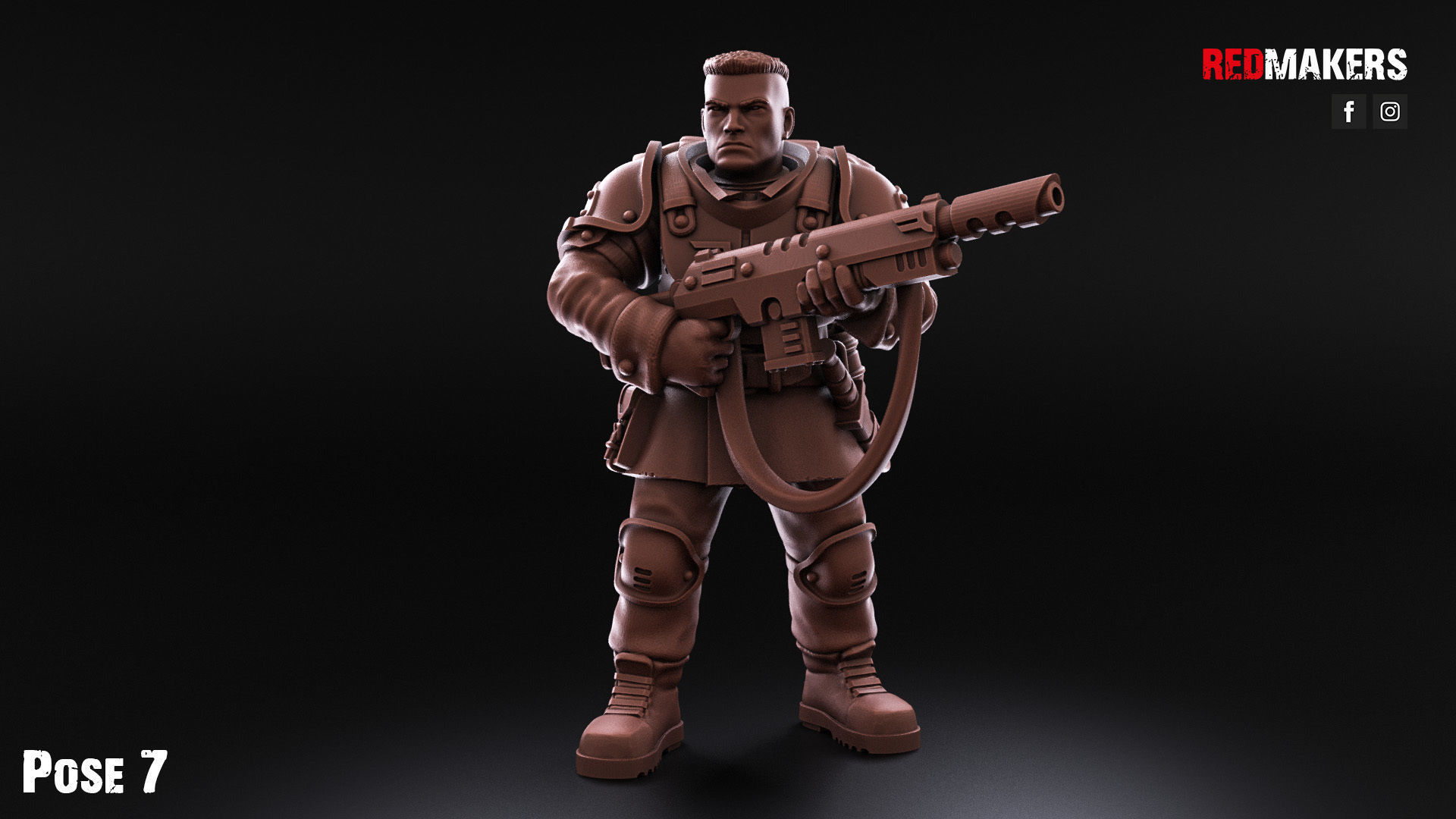 Shock Troops - Squad of the Imperial Force 3D print model_22