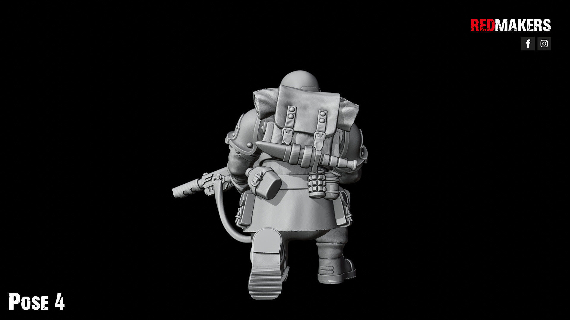 Shock Troops - Squad of the Imperial Force 3D print model_43