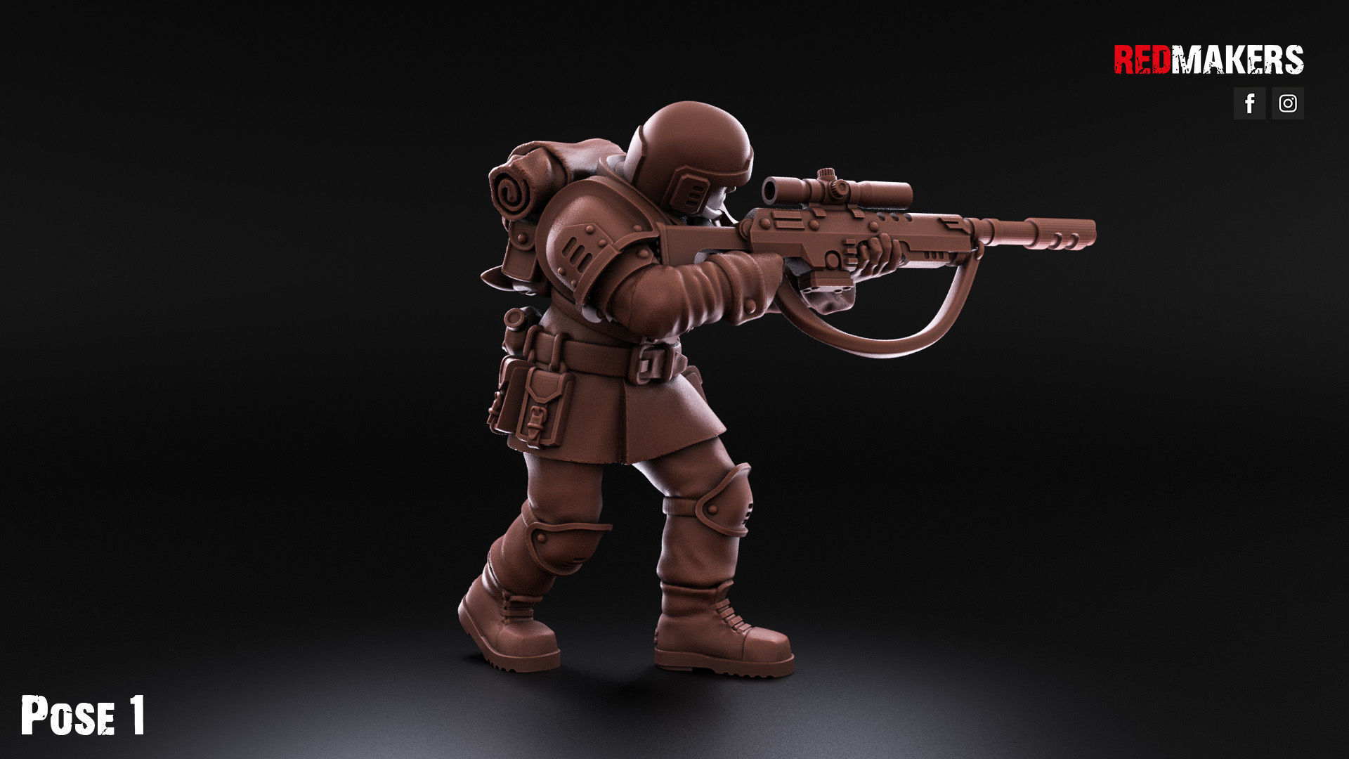 Shock Troops - Squad of the Imperial Force 3D print model_8