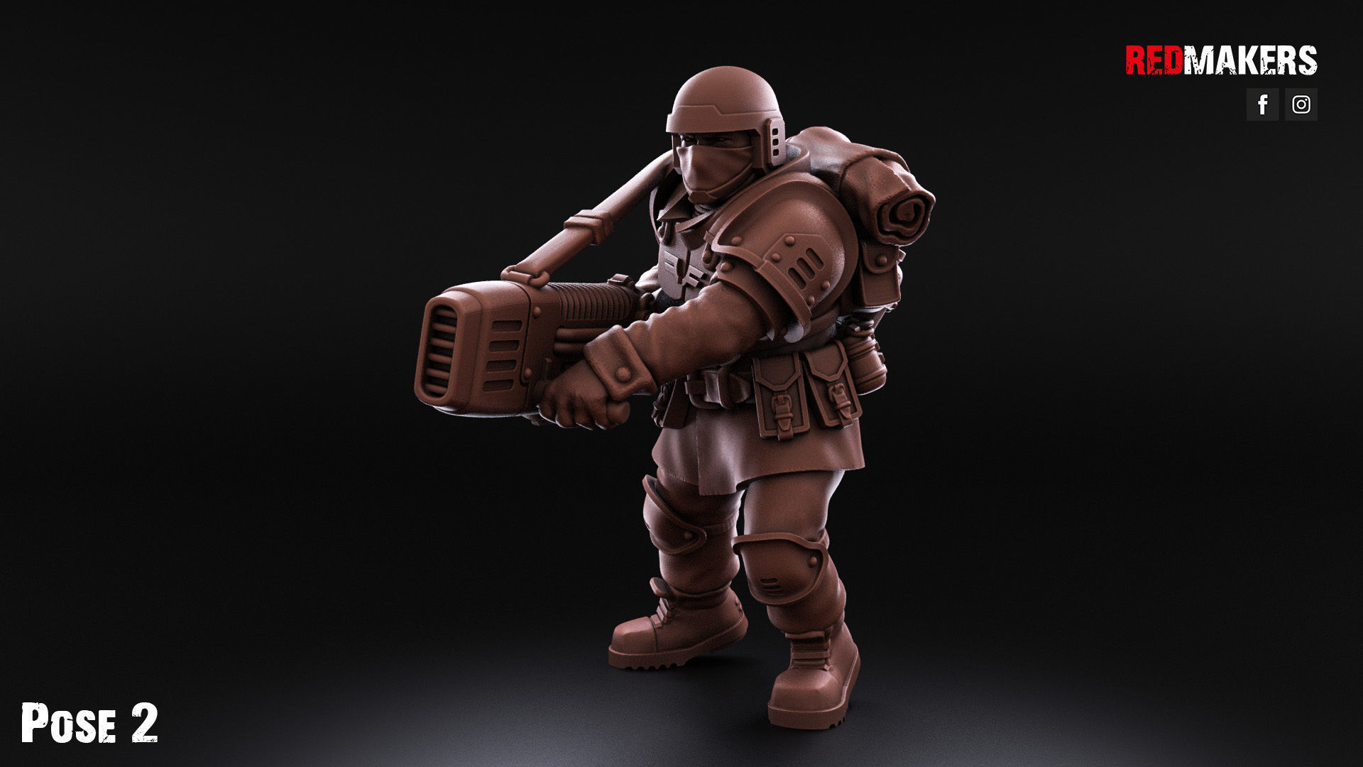 Shock Troops - Squad of the Imperial Force 3D print model_12