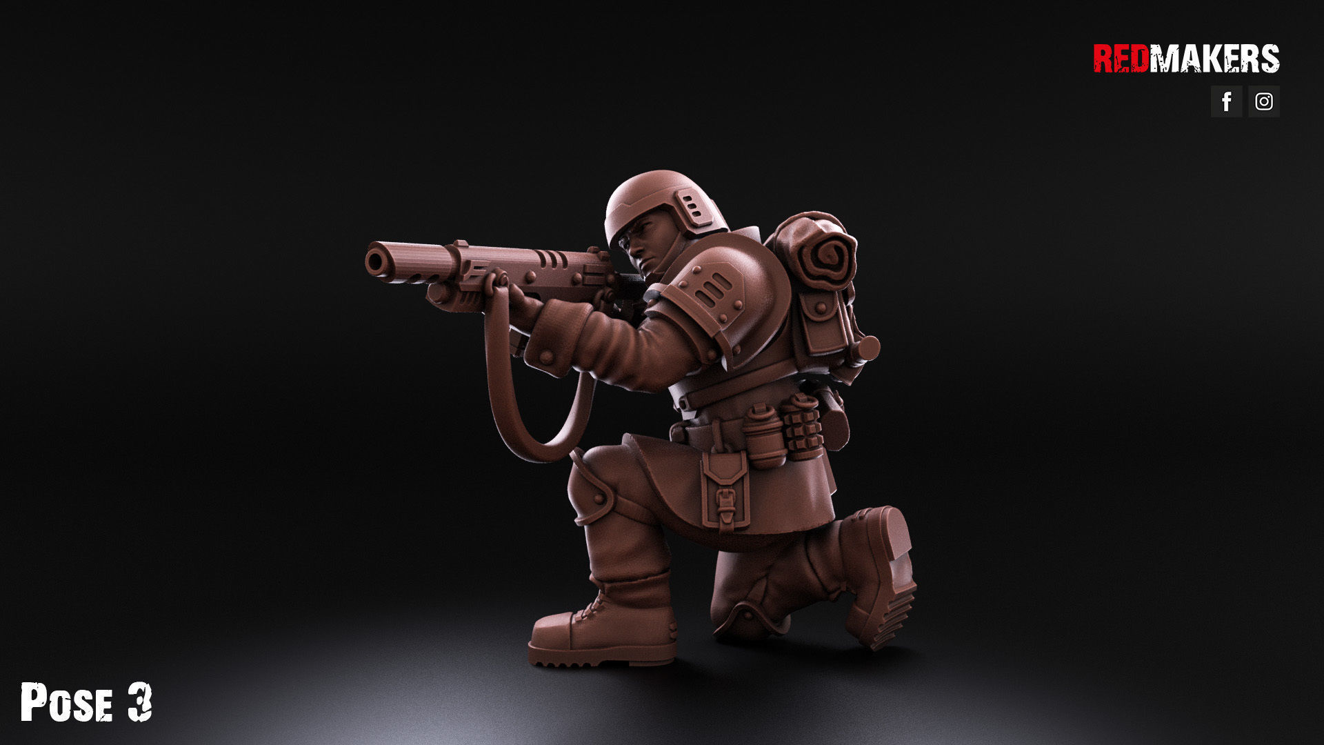 Shock Troops - Squad of the Imperial Force 3D print model_15