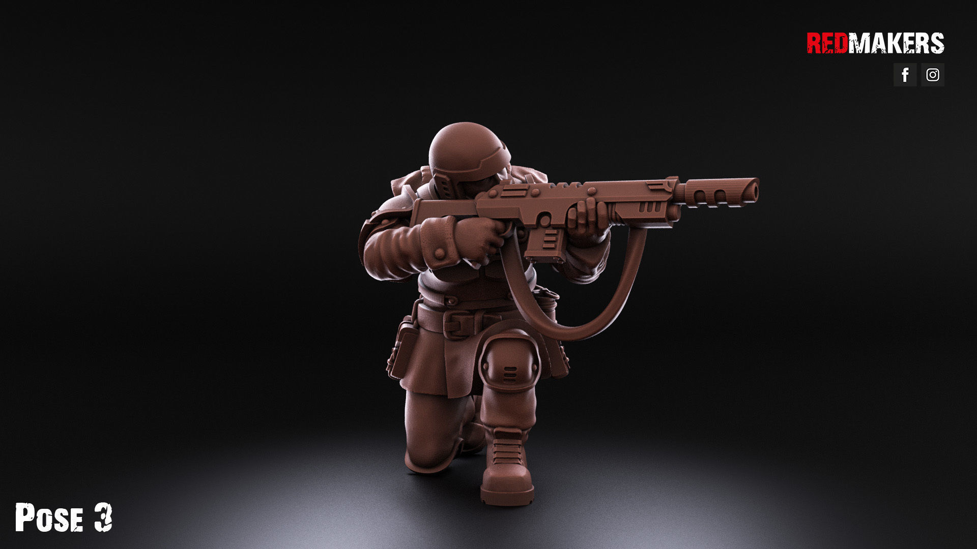 Shock Troops - Squad of the Imperial Force 3D print model_13