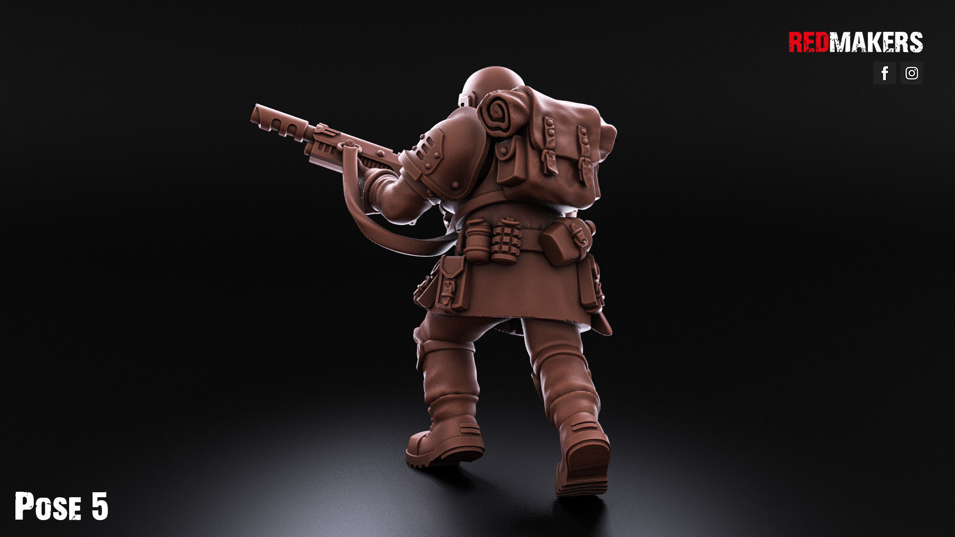 Shock Troops - Squad of the Imperial Force 3D print model_19