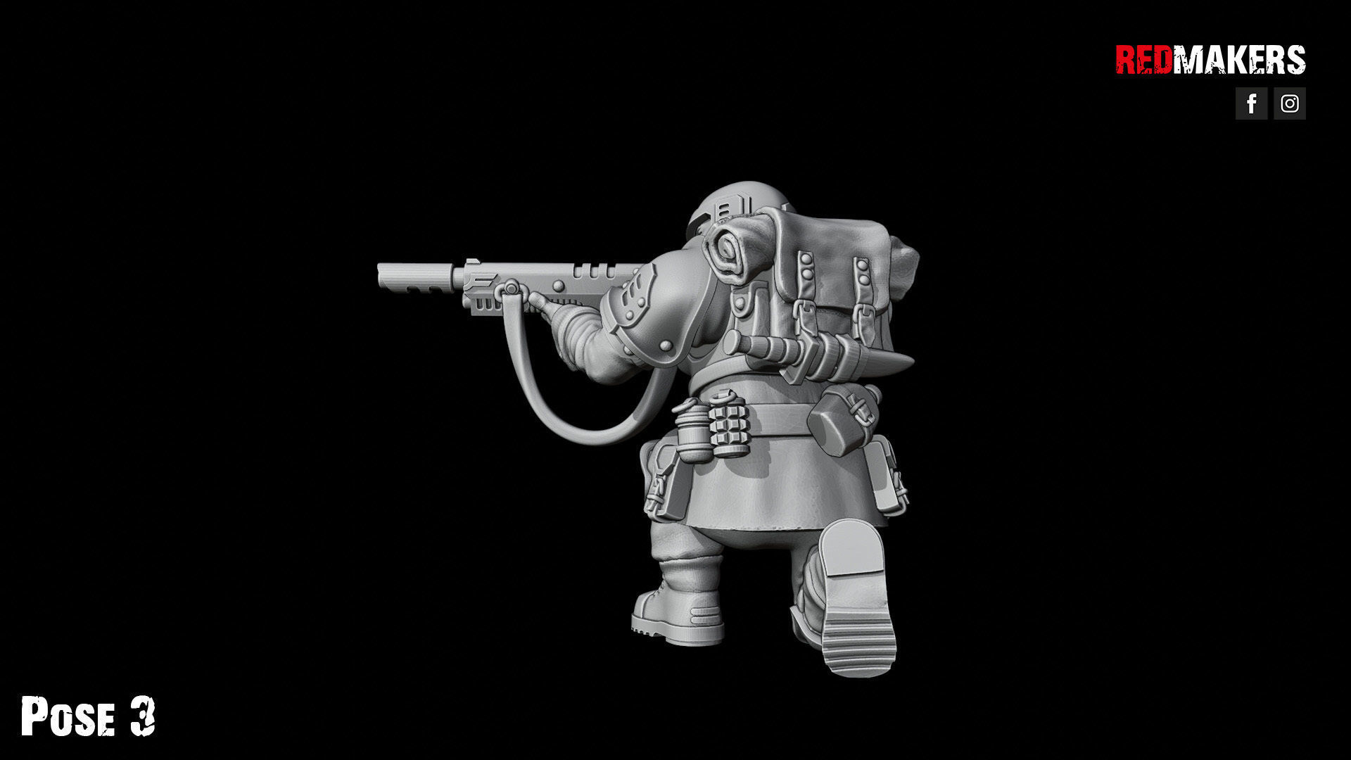 Shock Troops - Squad of the Imperial Force 3D print model_40