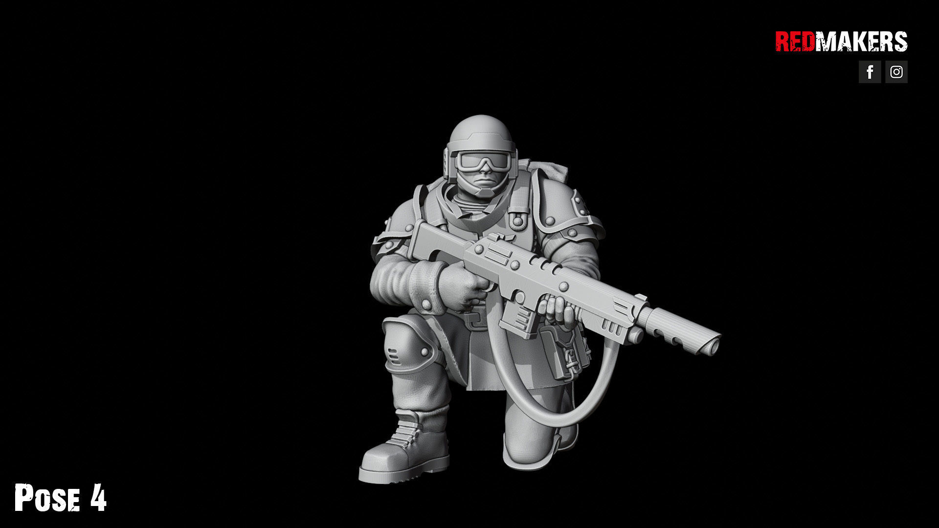 Shock Troops - Squad of the Imperial Force 3D print model_42
