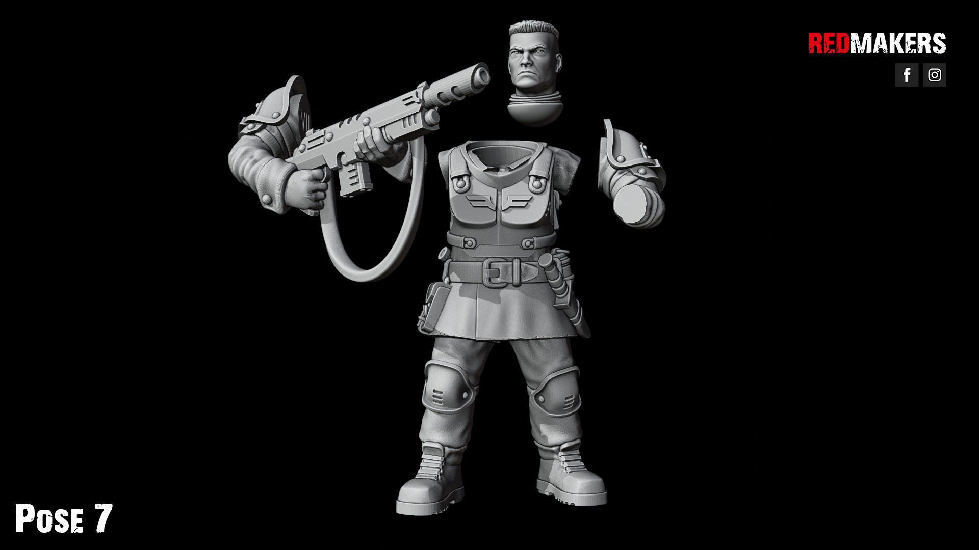 Shock Troops - Squad of the Imperial Force 3D print model_53
