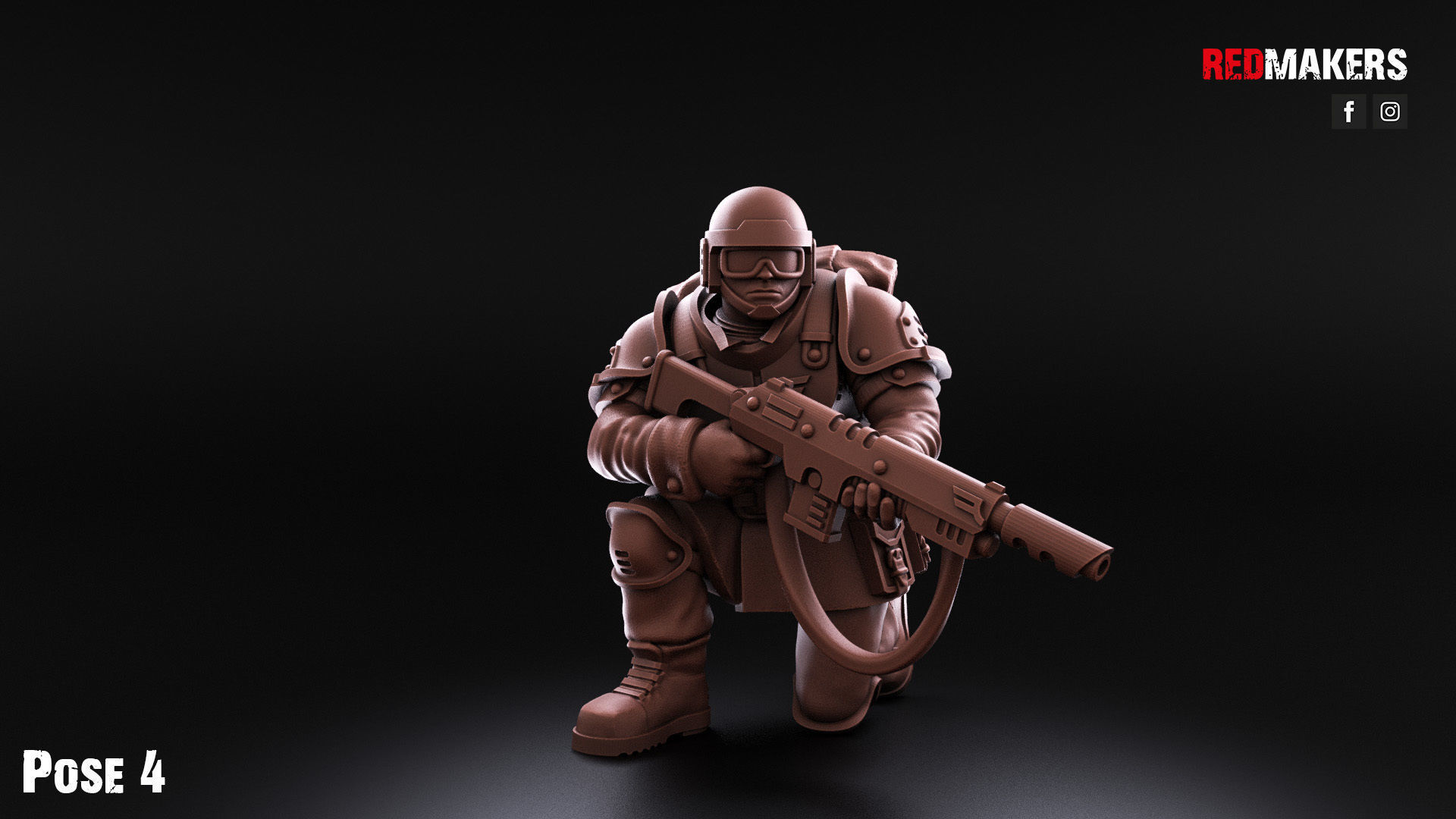 Shock Troops - Squad of the Imperial Force 3D print model_16