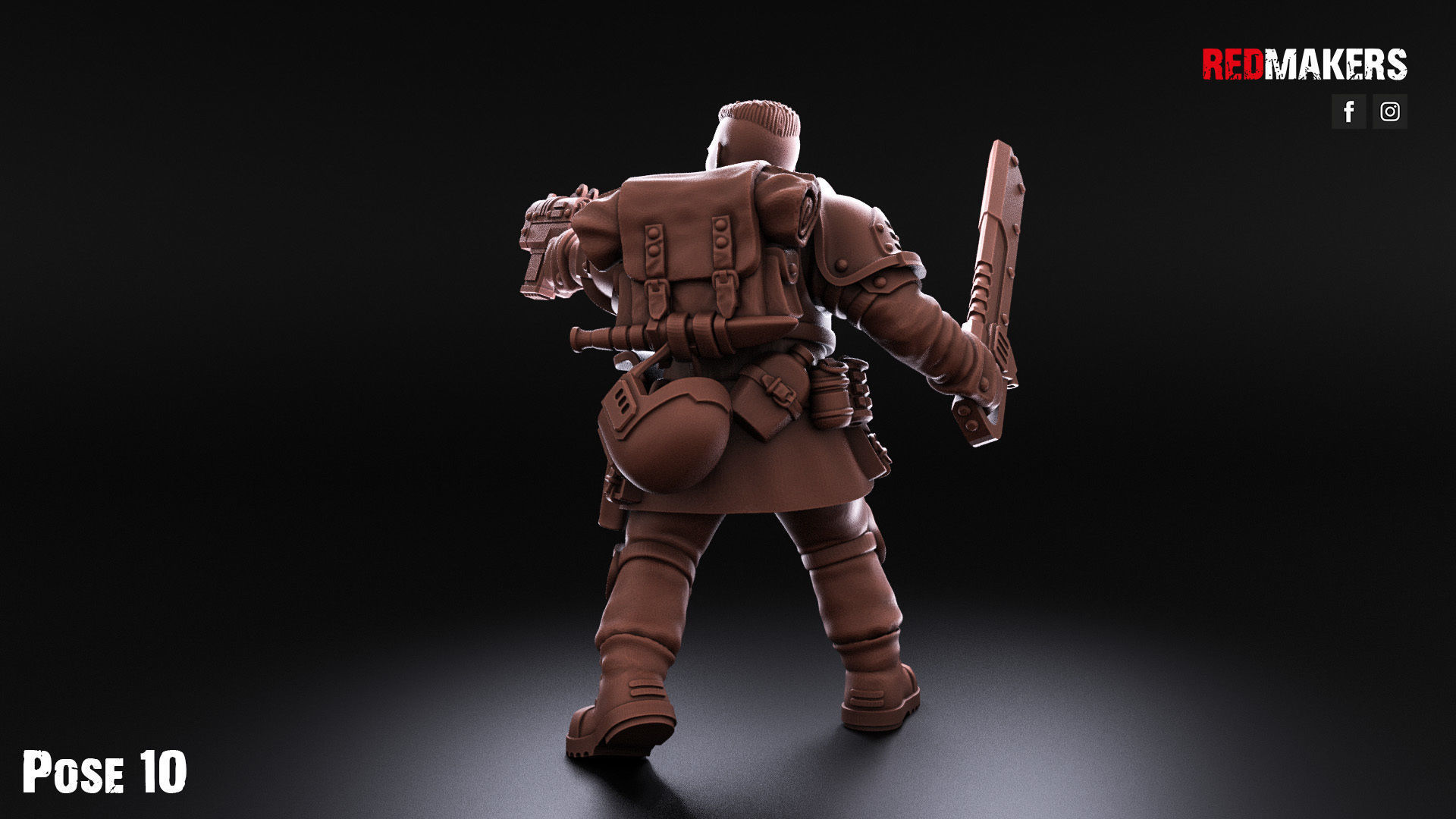Shock Troops - Squad of the Imperial Force 3D print model_30
