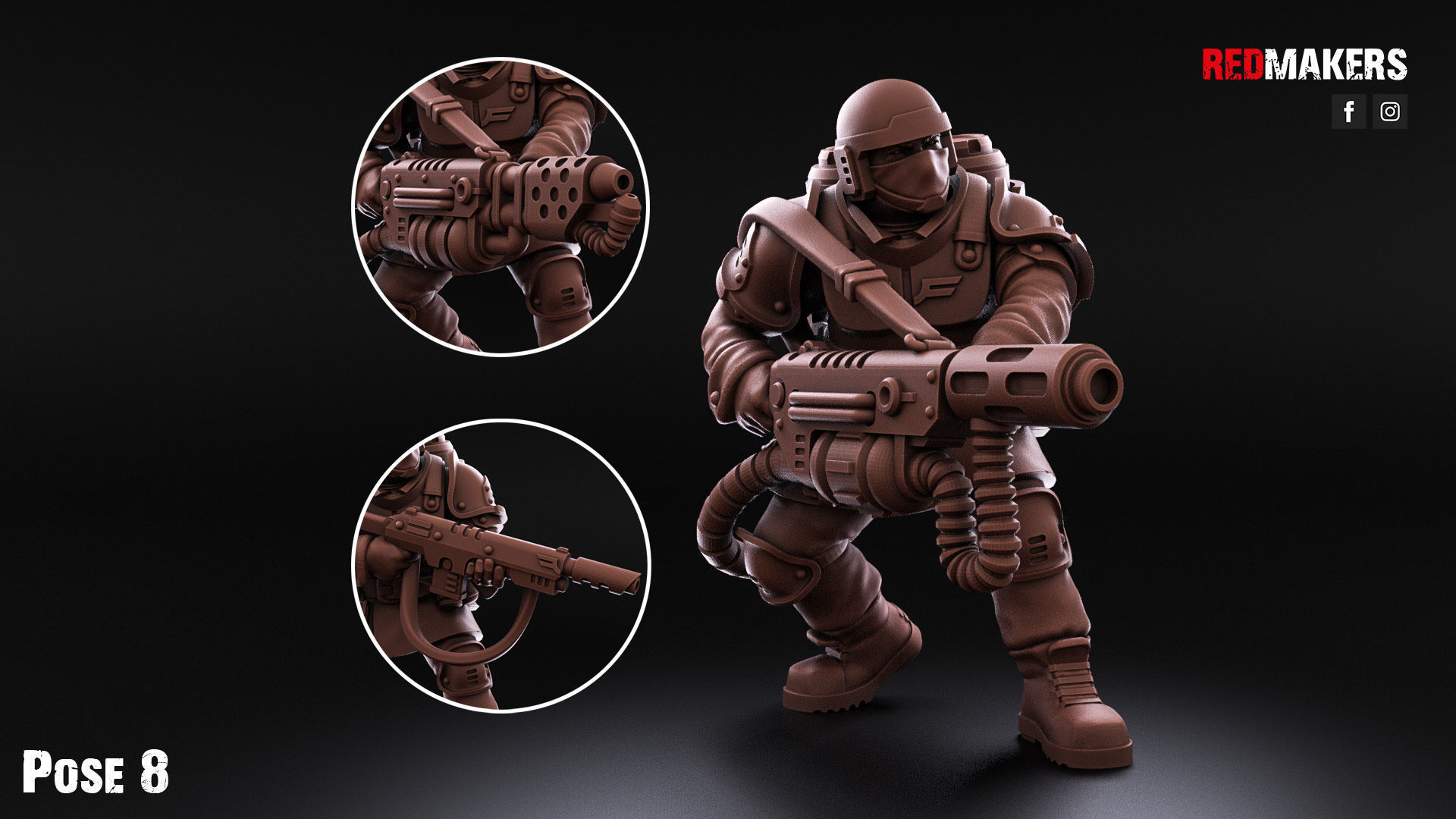 Shock Troops - Squad of the Imperial Force 3D print model_24